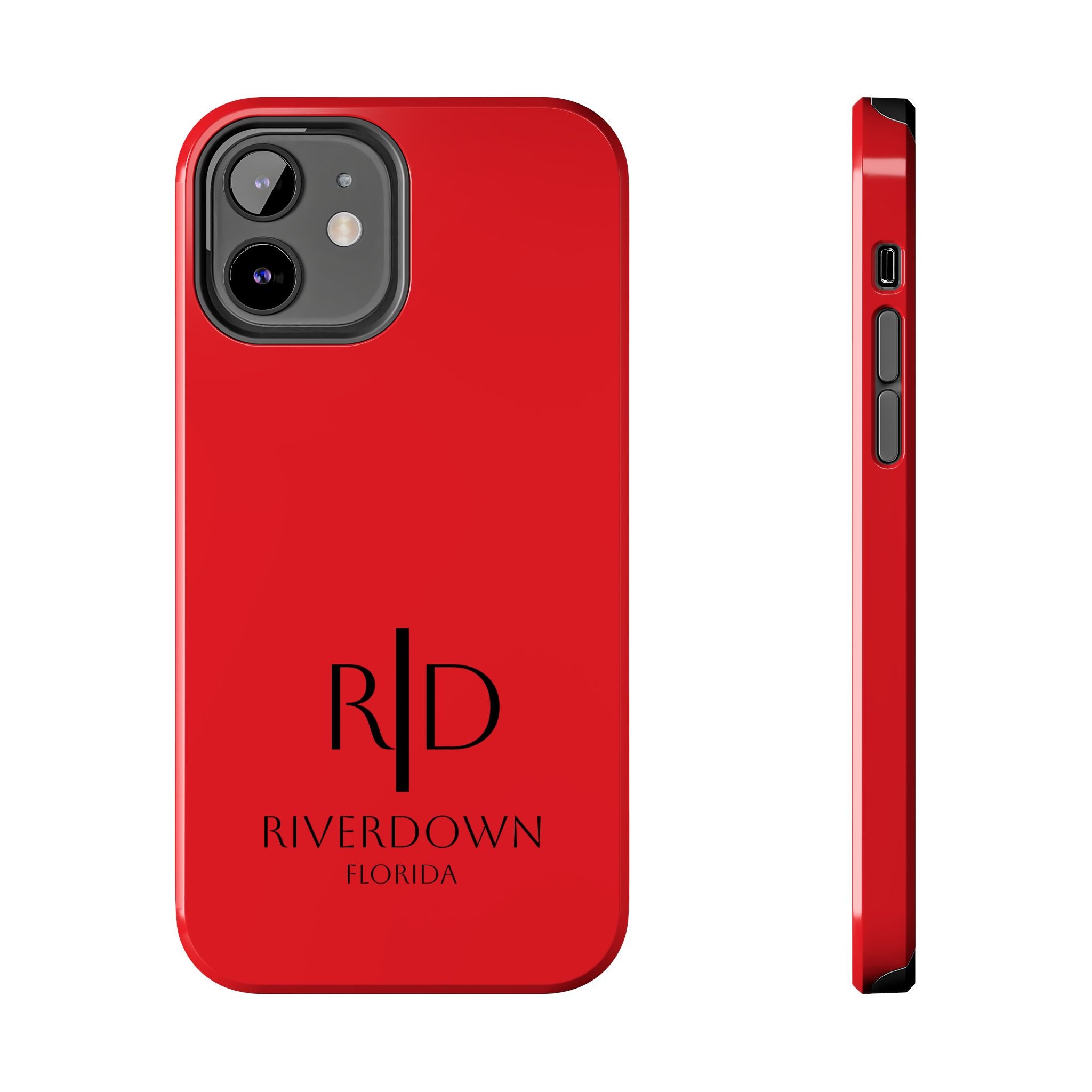 924 - Phone Case Red Berry — Durable Protective Phone Cover with Monogram Logo