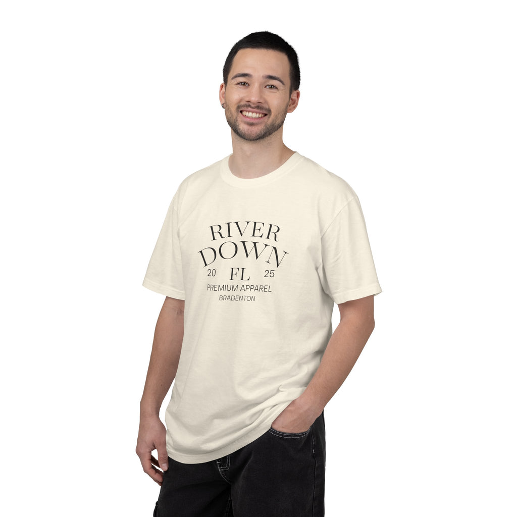 101 -  Tee Multi Colors Monogram R|D Plain Back Classic Tee — Minimalist Initials T-Shirt