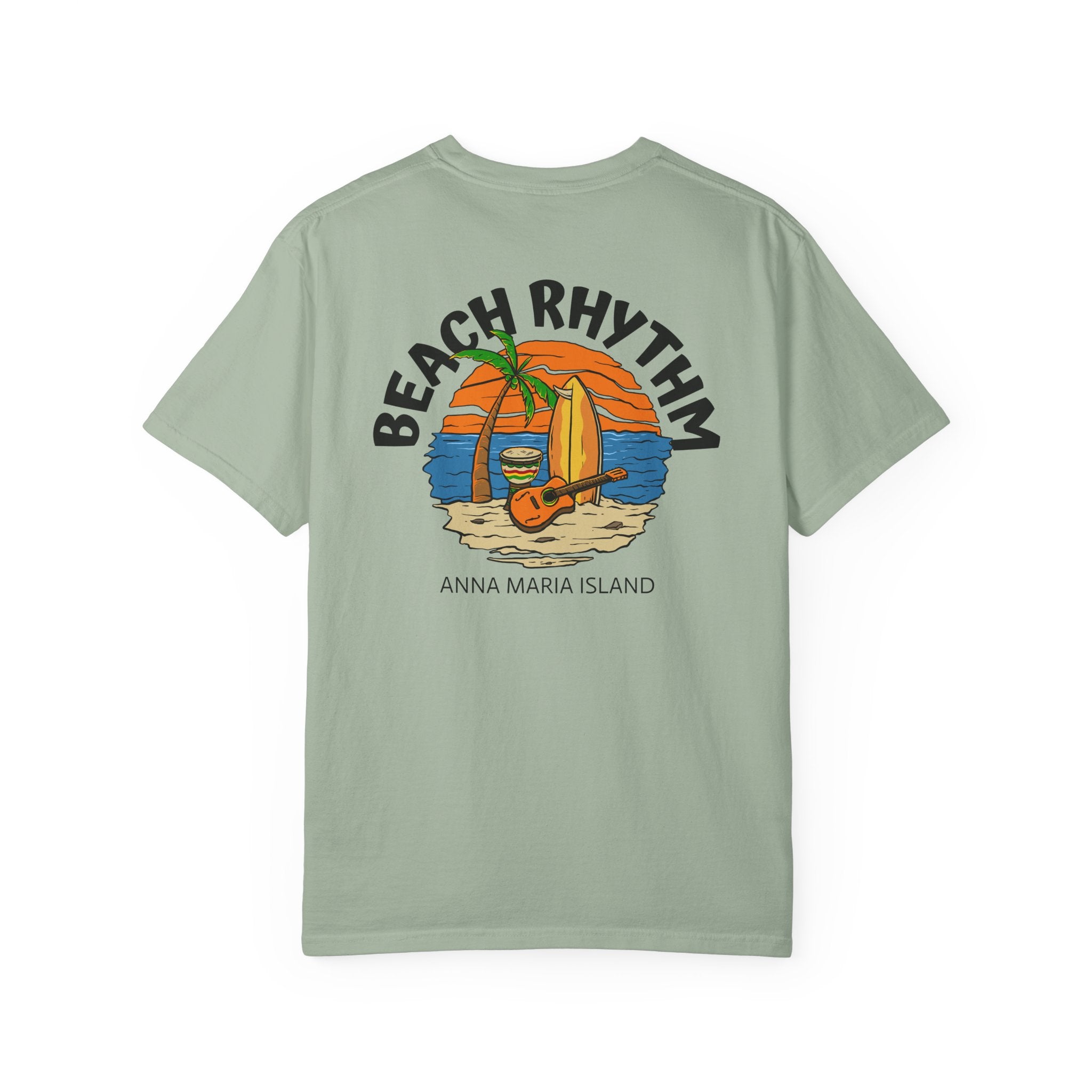 10 - Tee Multi Colors Beach Rhythm Minimalist Initials T-Shirt