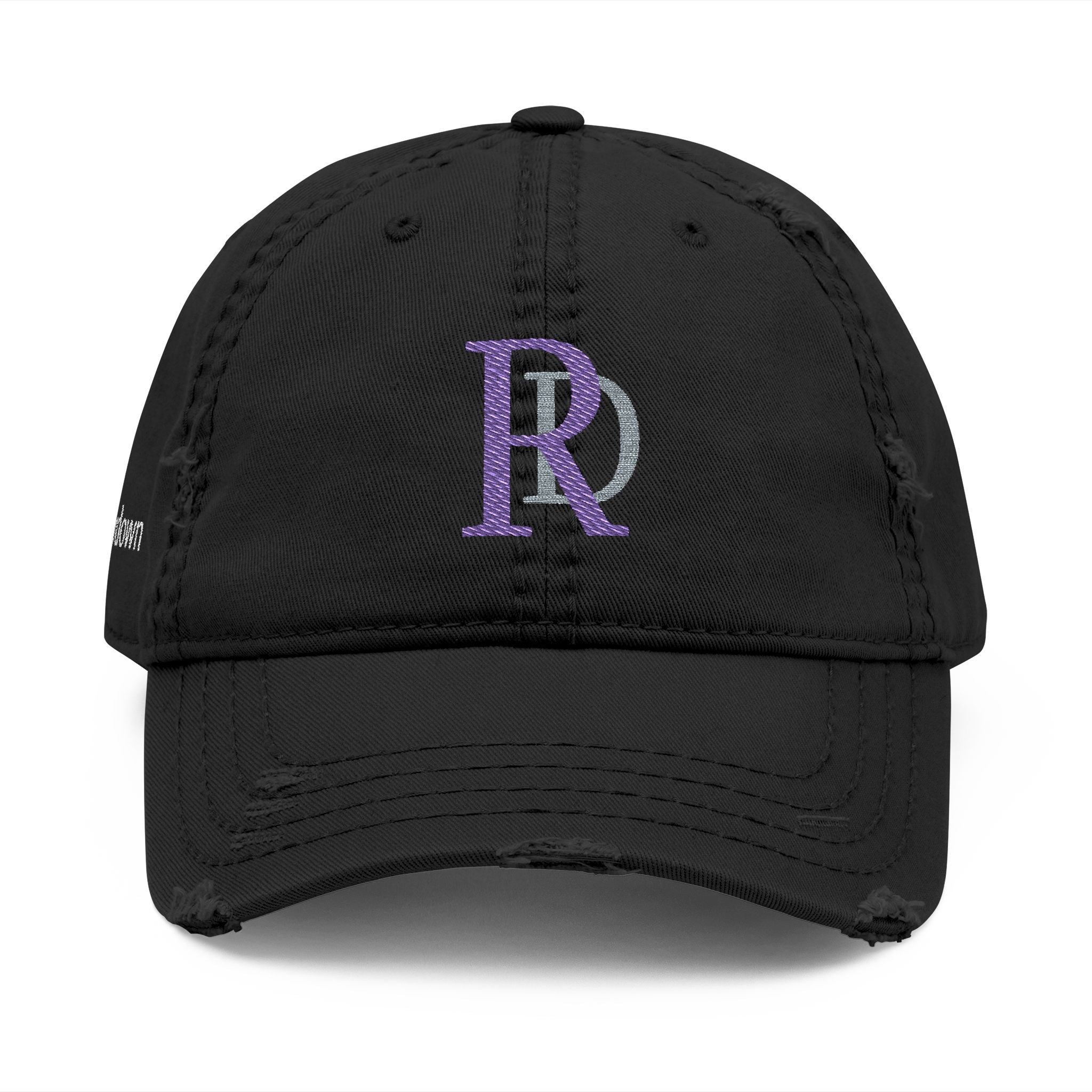920 - Hat Multi Colors RD Distressed Embroidered 'Riverdown' Dad Hat – Vintage Washed Baseball Cap