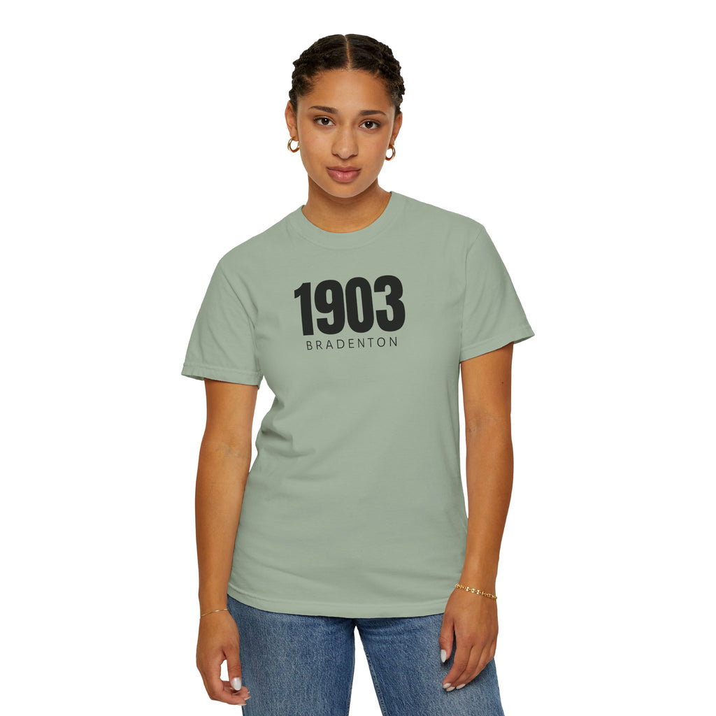 101 - Tee Multi Colors Bradenton 1903 Classic Tee — Minimalist Initials T-Shirt
