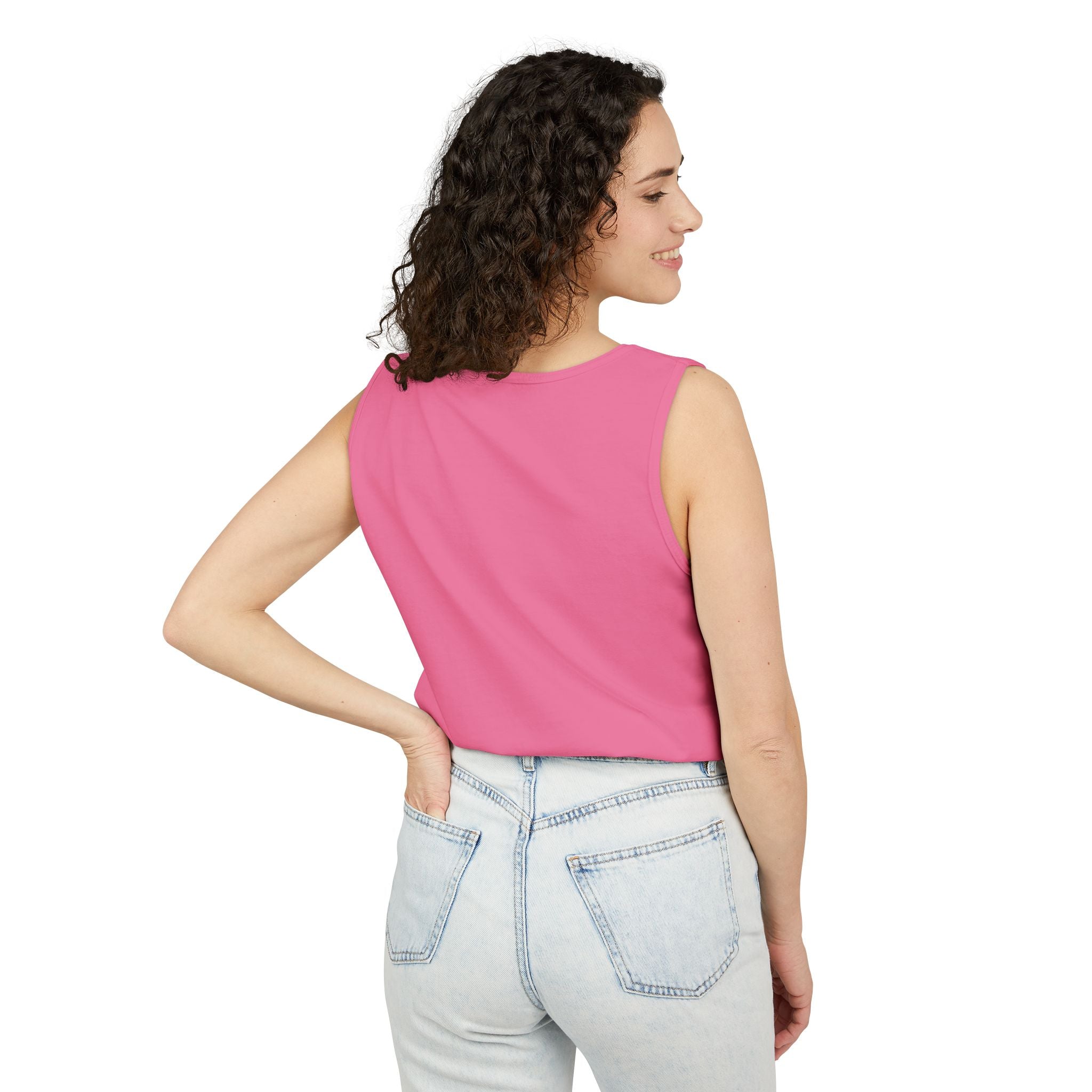 14 - Tank Top Multi Colors Coral Minimalist 'R|D' Monogram Tank Top — Lightweight Casual Summer Tee