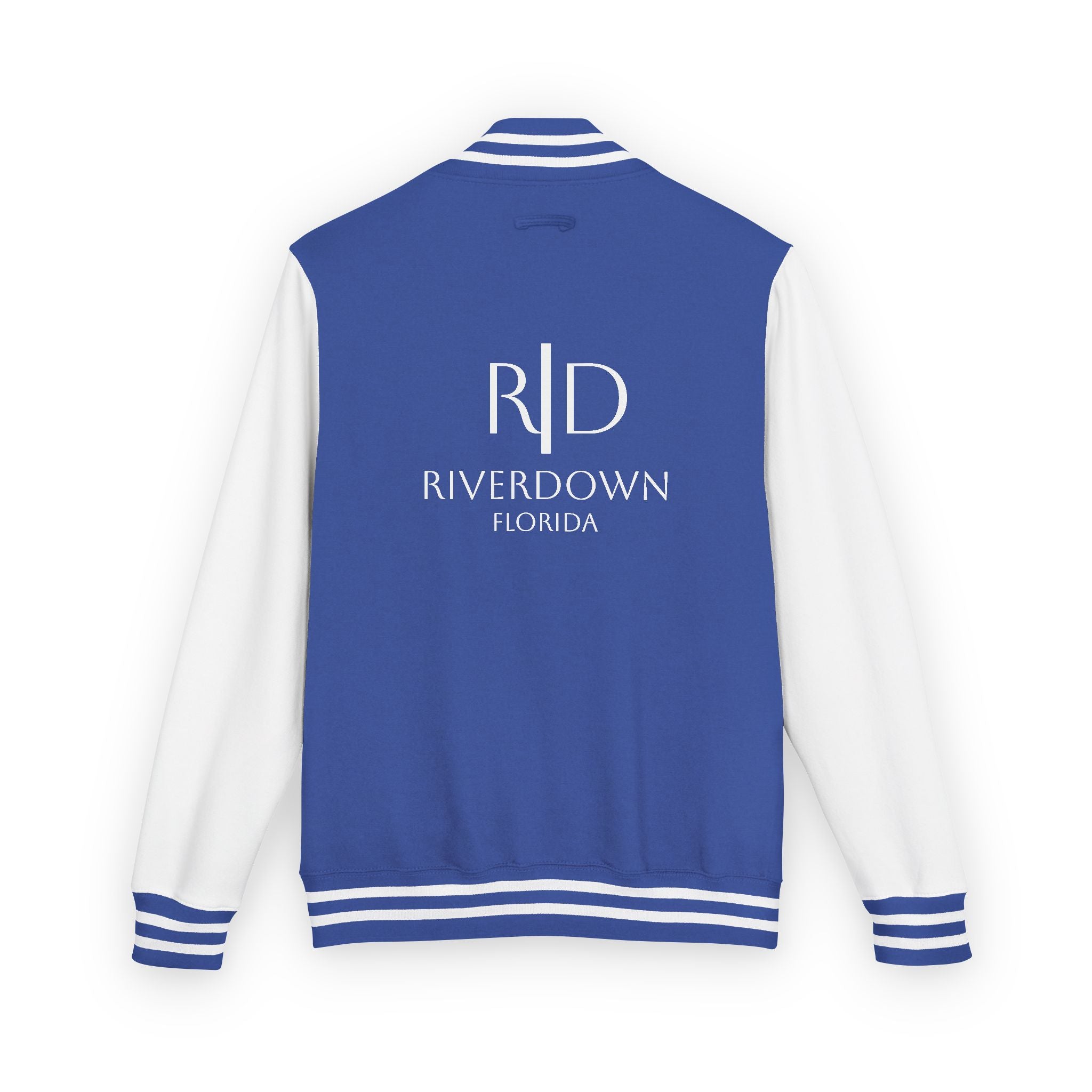 52 - Jacket Letterman - Classic Black & White Varsity Style with 'R|D' Chest Logo