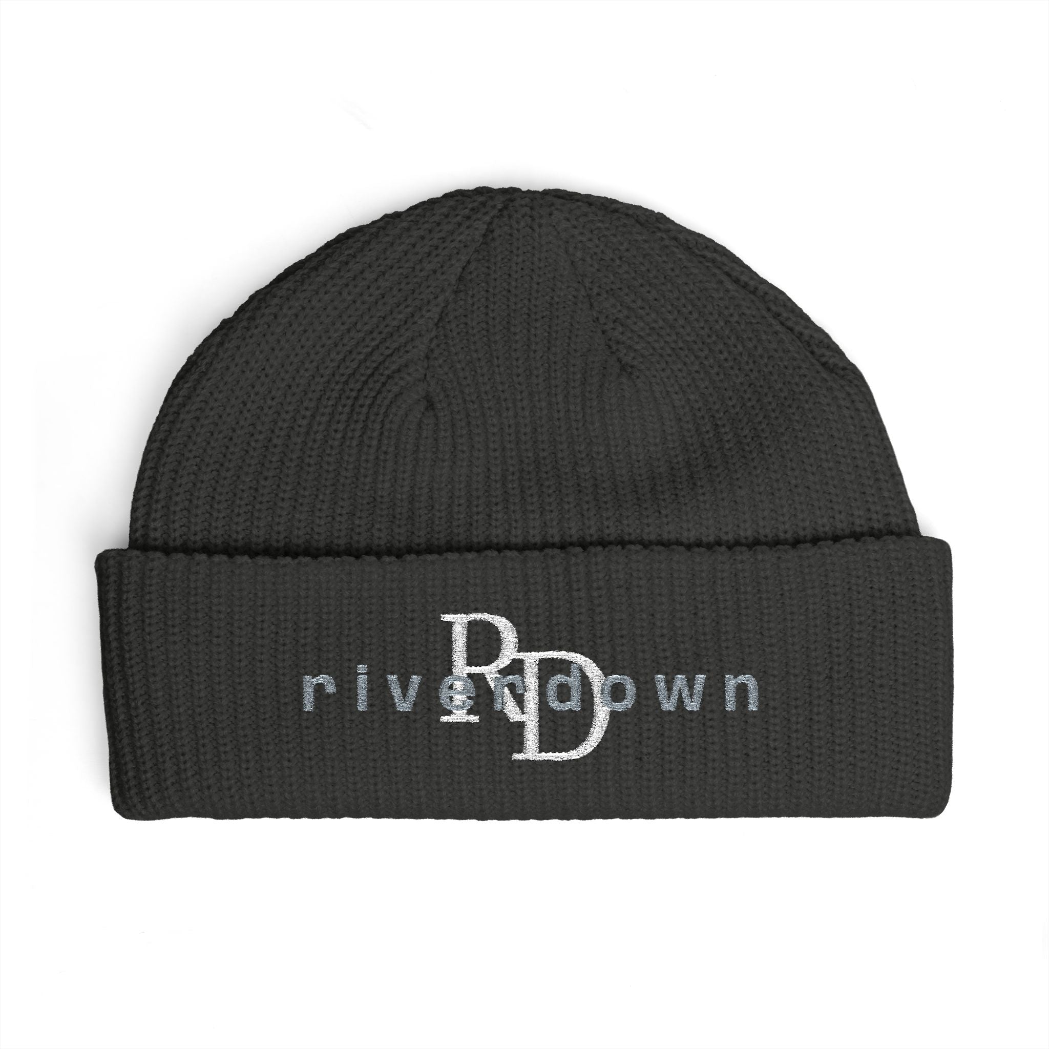92 - RD Cuff Beanie Embroidered Streetwear Knit Cap