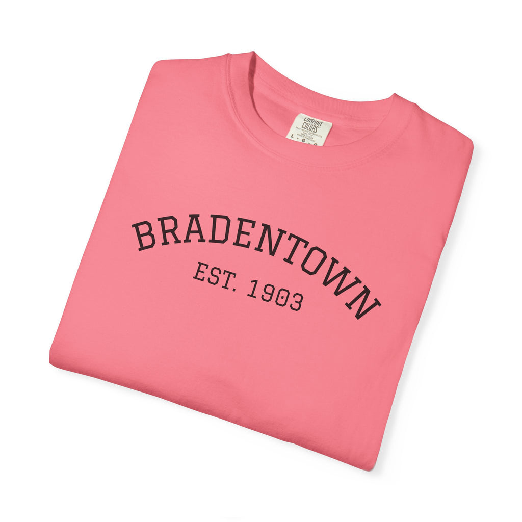 101 -  Tee Multi Colors Bradentown Classic Tee — Minimalist Initials T-Shirt