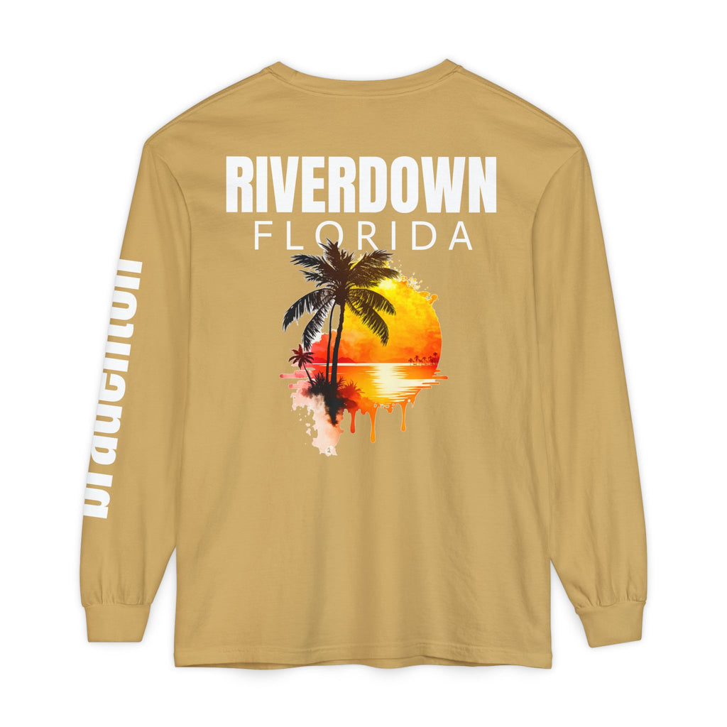 2 - Long Sleeve Bradenton Tee Multi Colors 'R|D' — Florida Sleeve Graphic