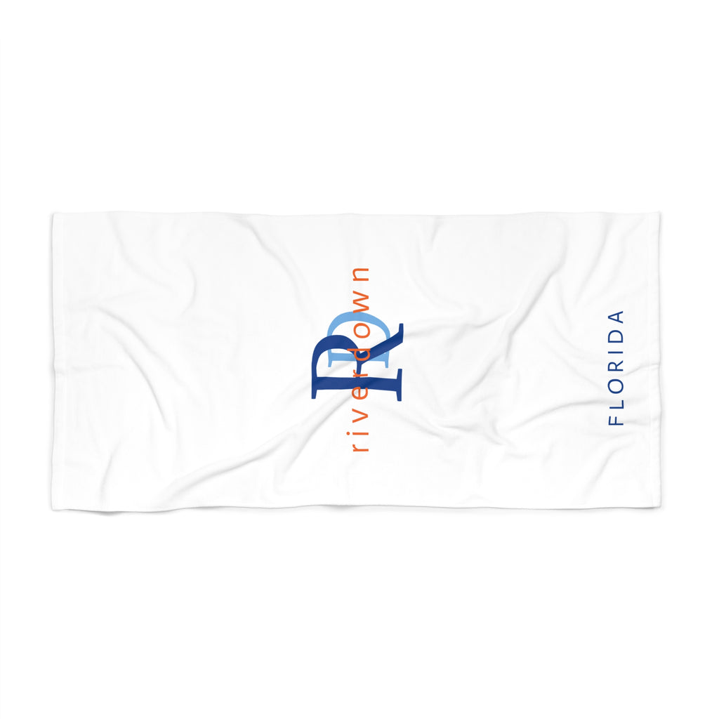 91 - Beach Towel 2 — Minimal Logo Cotton Beach Towel