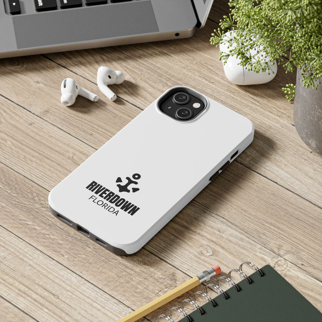 924 - Phone Case White Cap Riverdown Florida Tough Phone Case – Slim Protective iPhone Cover with R|D Logo