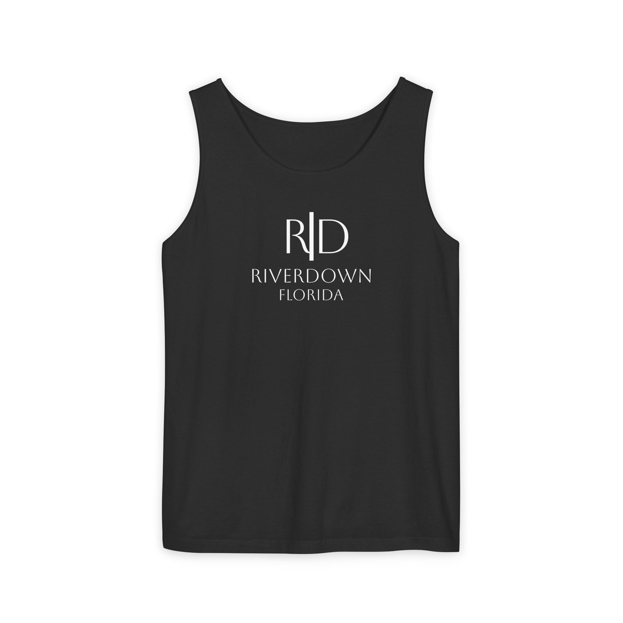 14 - Tank Top Multi Colors Coral Minimalist 'R|D' Monogram Tank Top — Lightweight Casual Summer Tee