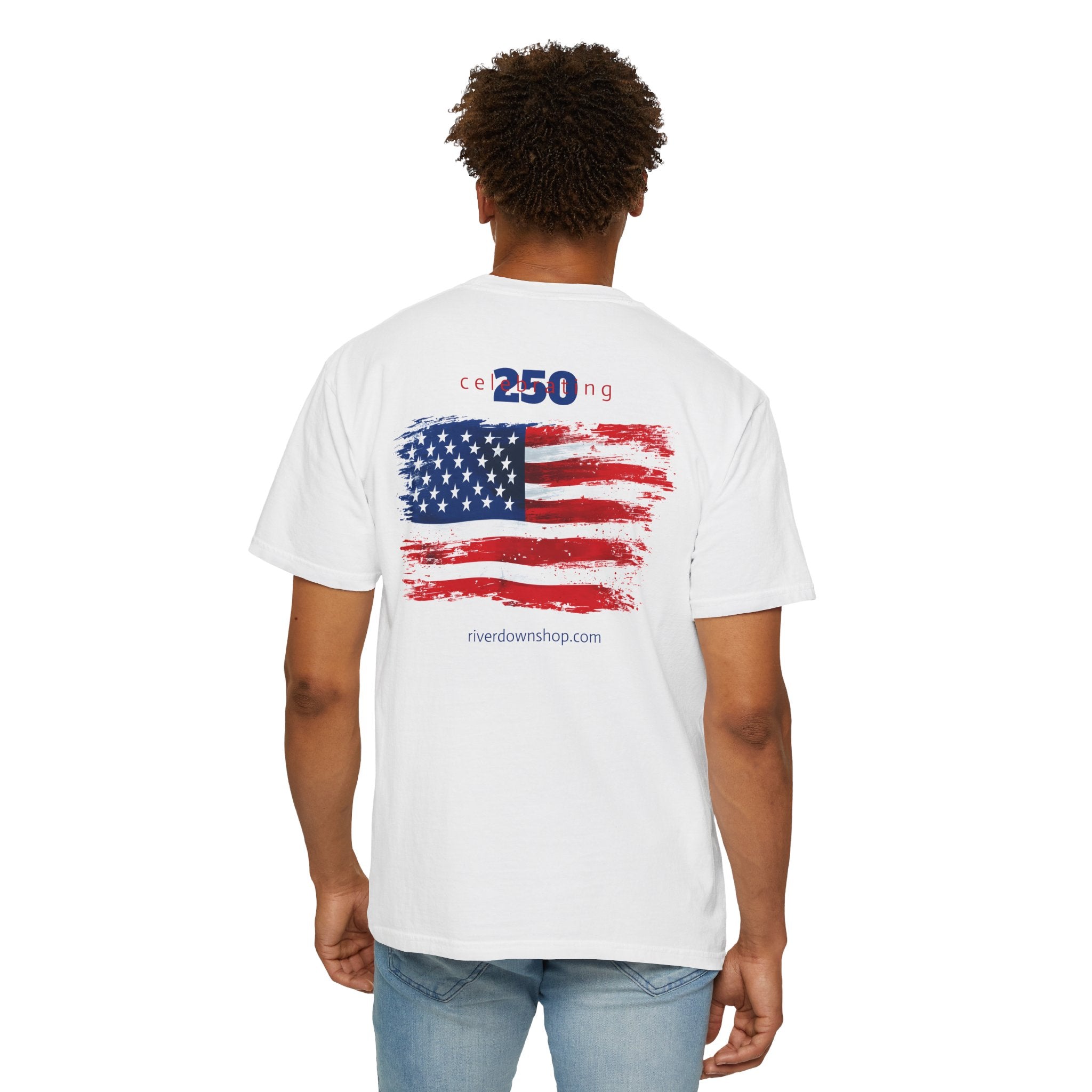 10 - Tee Multi Colors USA -  Minimalist Initials T-Shirt
