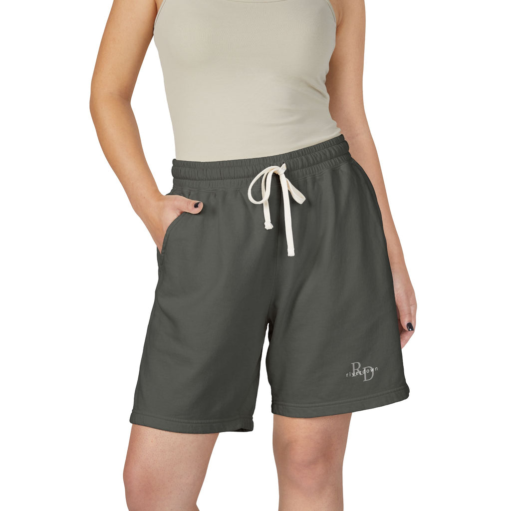 7 - Lightweight Fleece Sweat Shorts — Garment-Dyed Casual Lounge Shorts