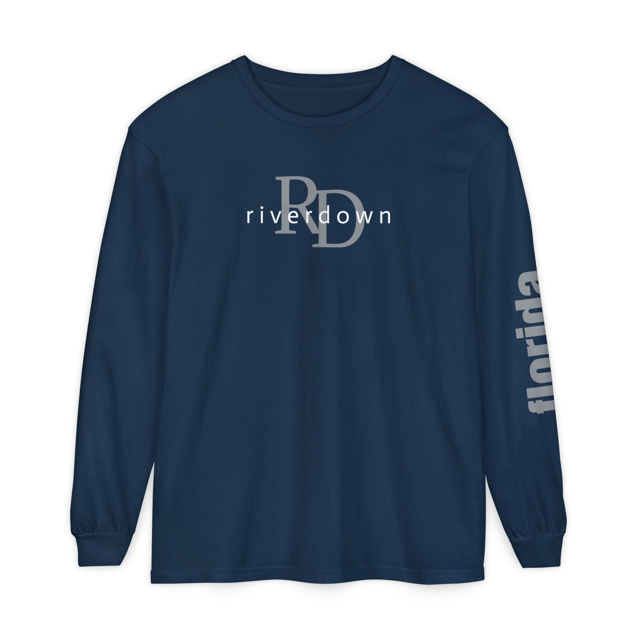 2 - Long Sleeve Tee Multi Colors RD Overlay — Florida Sleeve Graphic