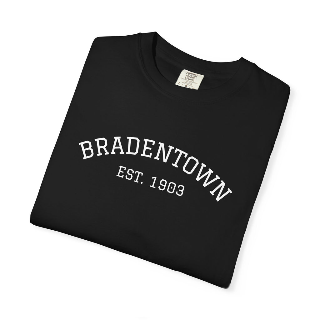 101 -  Tee Multi Colors Bradentown Classic Tee — Minimalist Initials T-Shirt