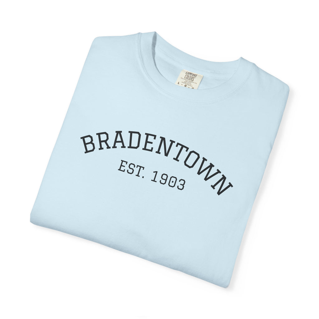 101 -  Tee Multi Colors Bradentown Classic Tee — Minimalist Initials T-Shirt