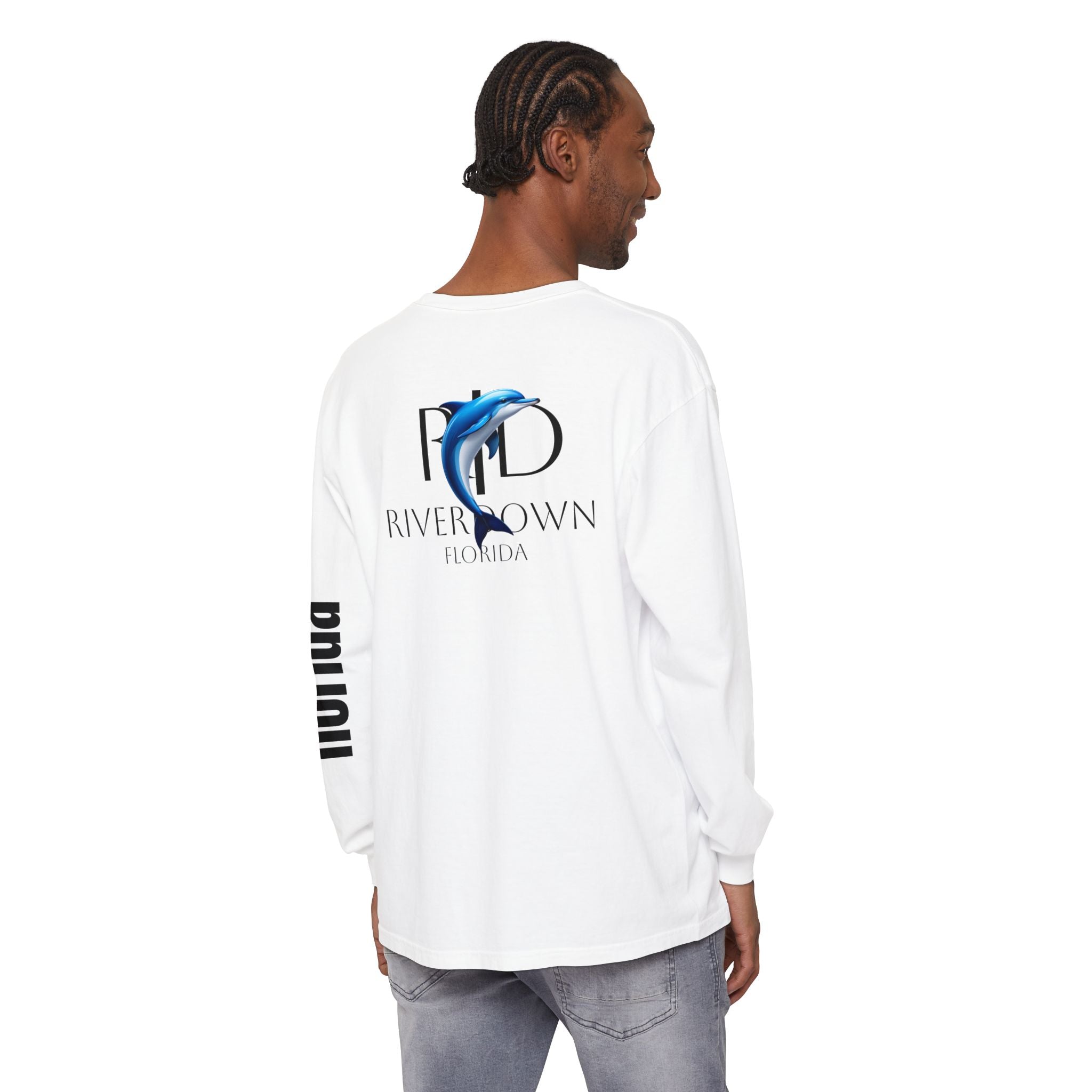 2 - Long Sleeve Tee Multi Colors 'R|D' — Florida Sleeve Graphic