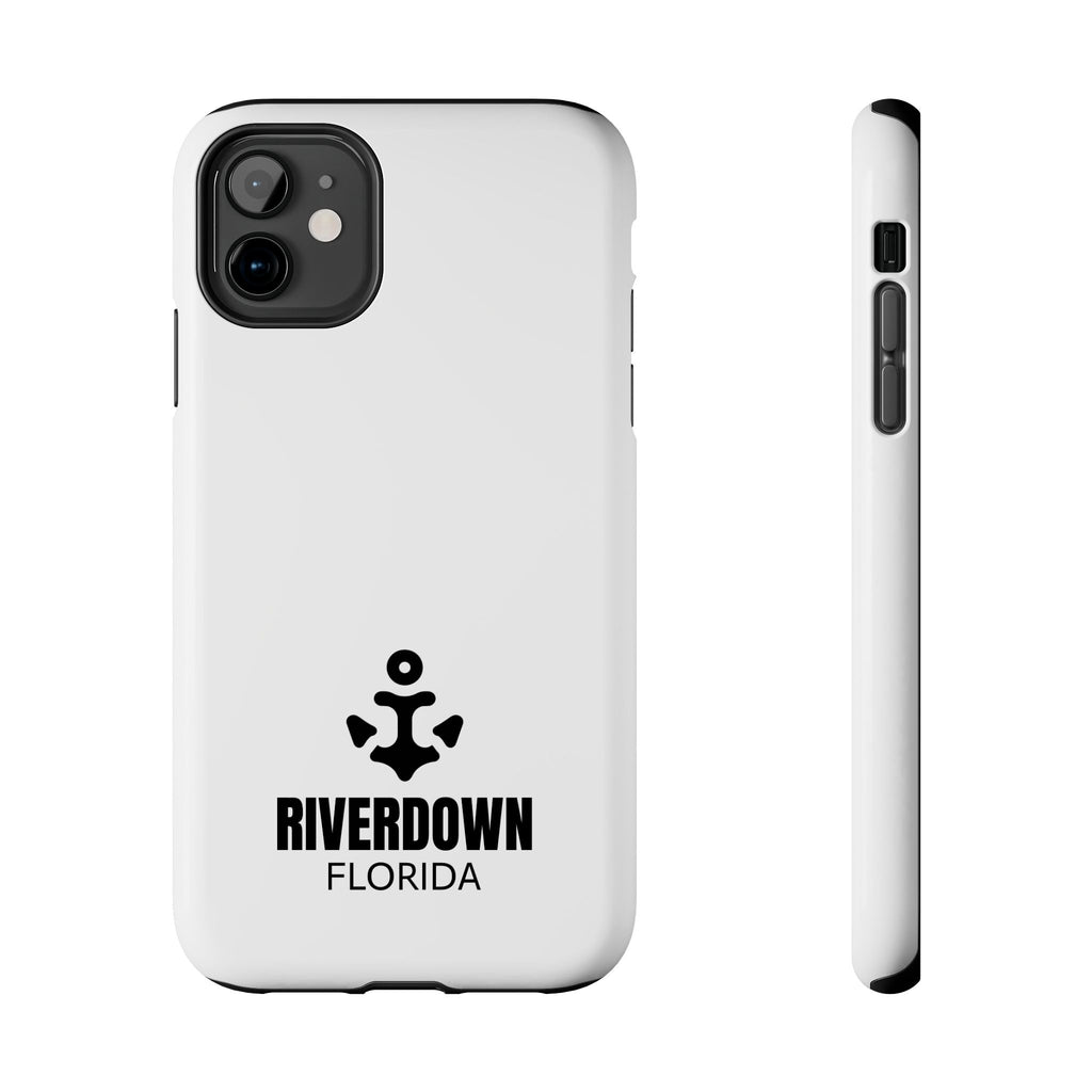 924 - Phone Case White Cap Riverdown Florida Tough Phone Case – Slim Protective iPhone Cover with R|D Logo