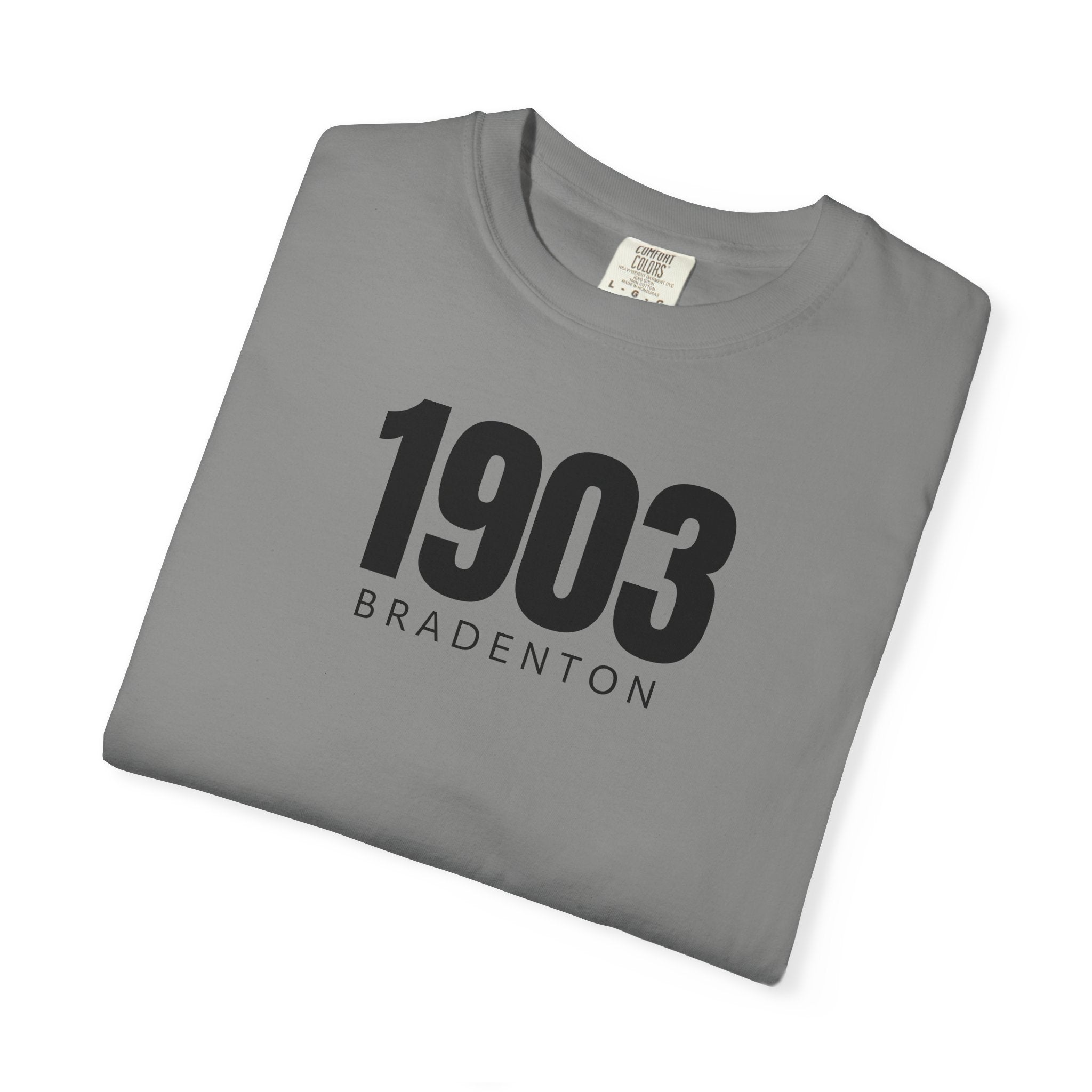 101 - Tee Multi Colors Bradenton 1903 Classic Tee — Minimalist Initials T-Shirt