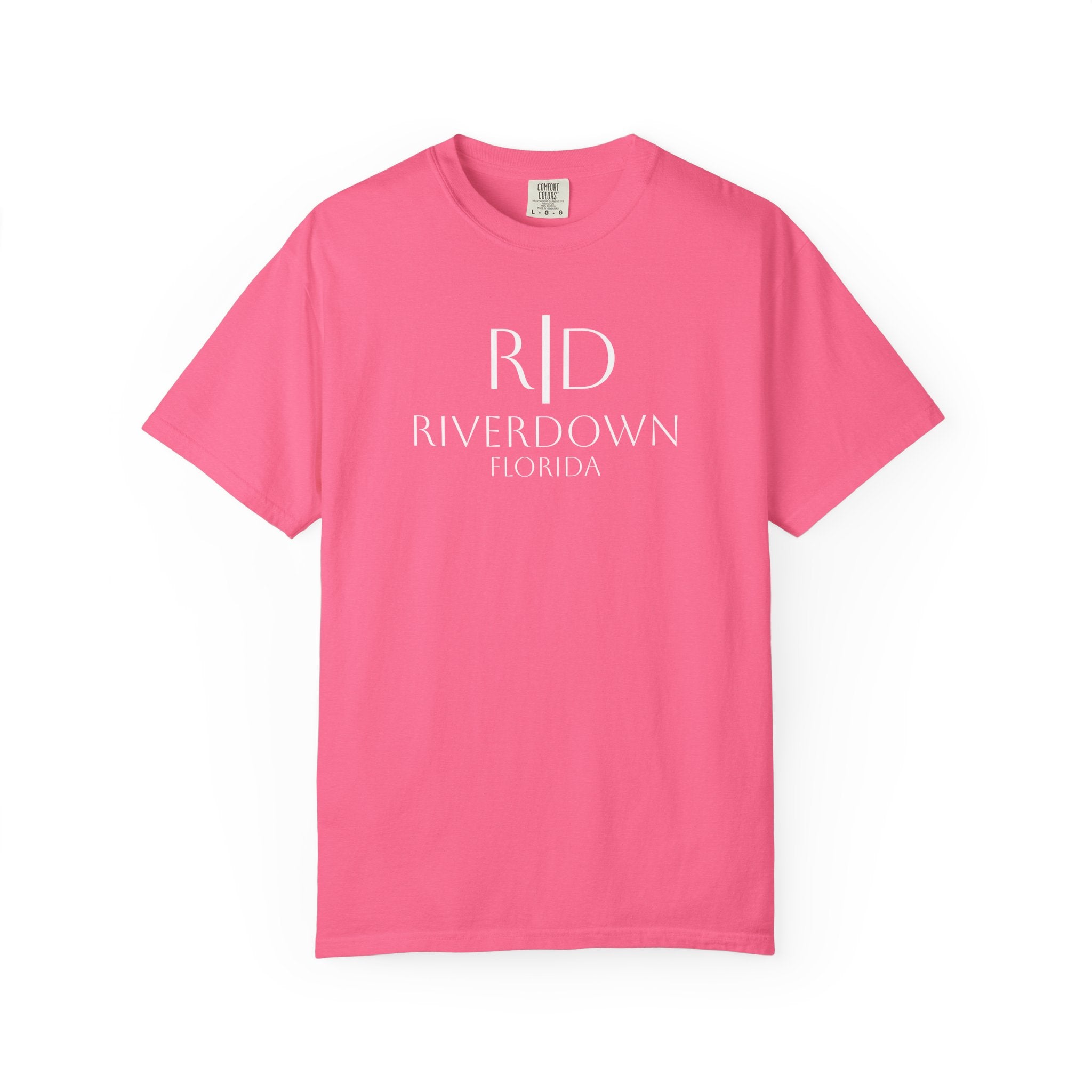 10 - Tee Multi Colors Sunset Relaxation — Minimalist Initials T-Shirt