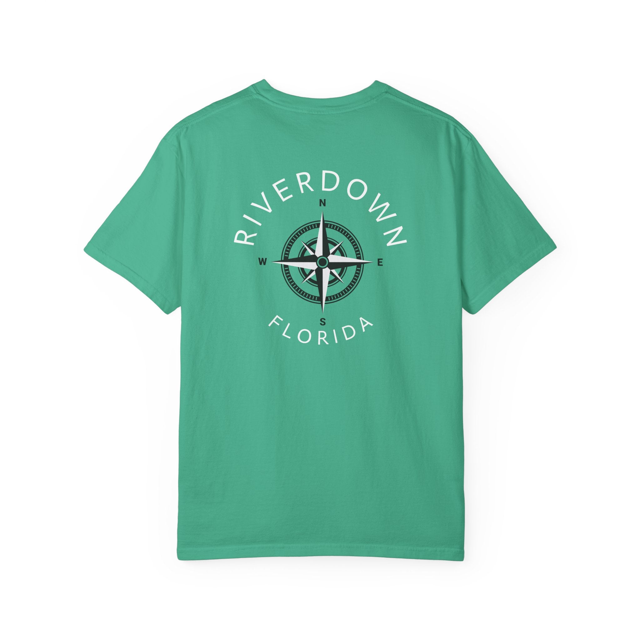 10 - Tee Multi Colors Compass — Minimalist Initials T-Shirt