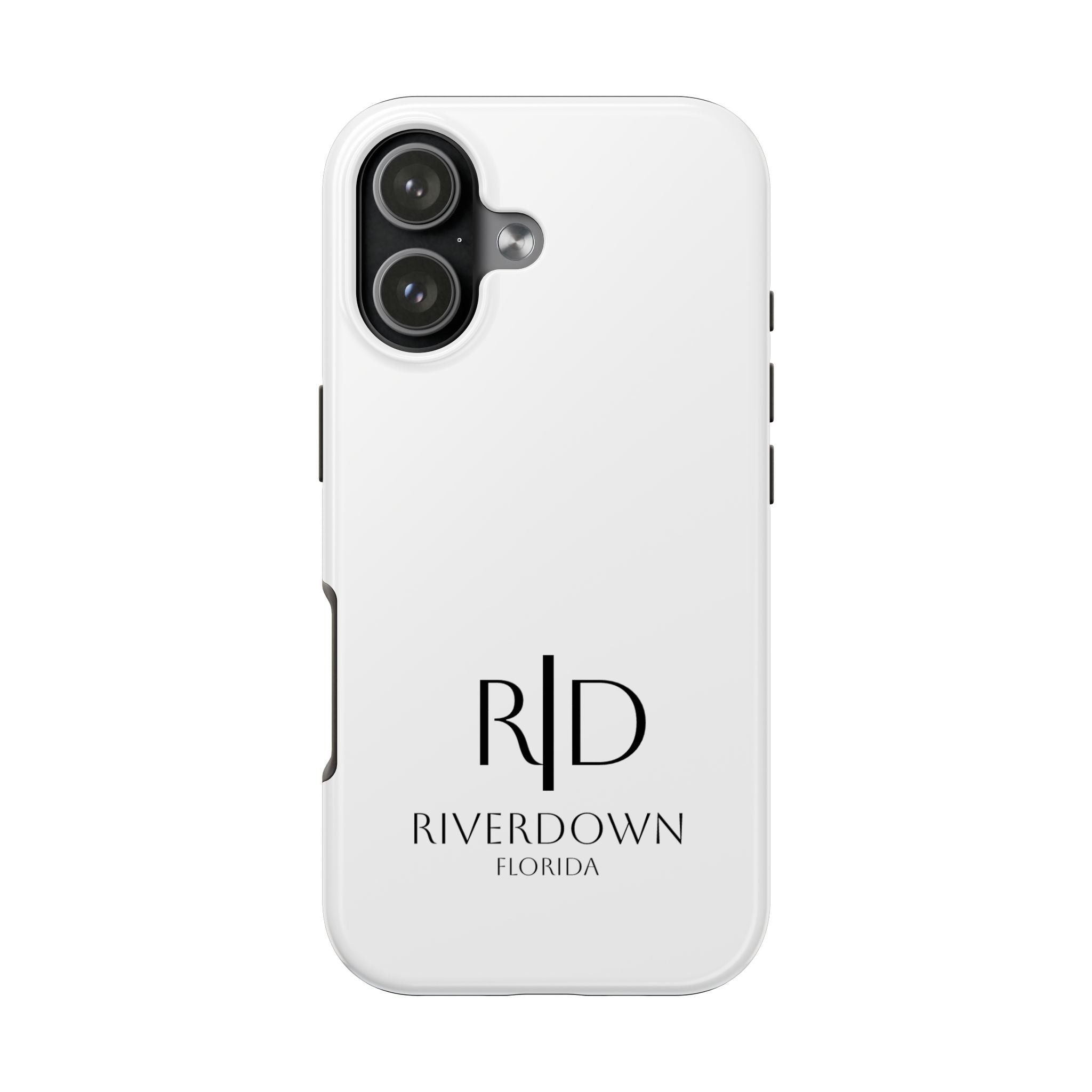 924 - Phone Case White Cap Riverdown Florida Tough Phone Case – Slim Protective iPhone Cover with R|D Logo