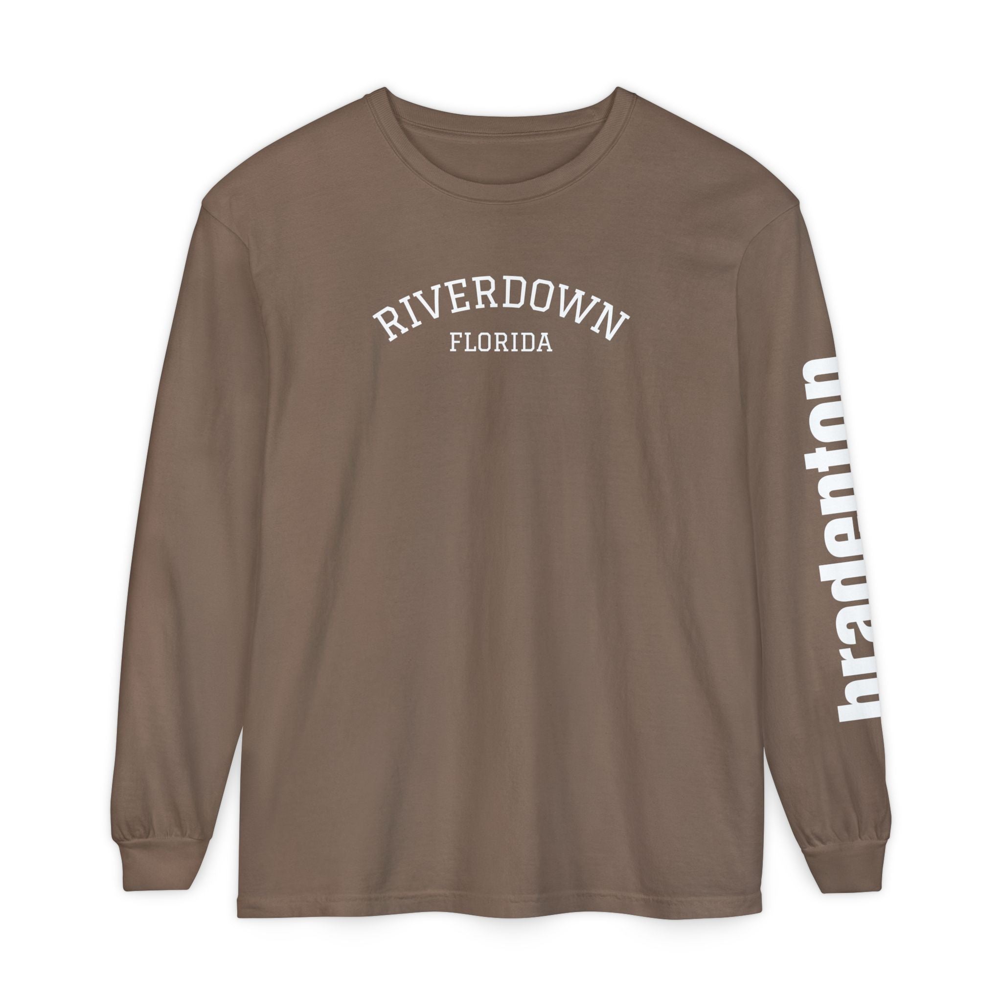 2 - Long Sleeve Bradenton Tee Multi Colors 'R|D' — Florida Sleeve Graphic