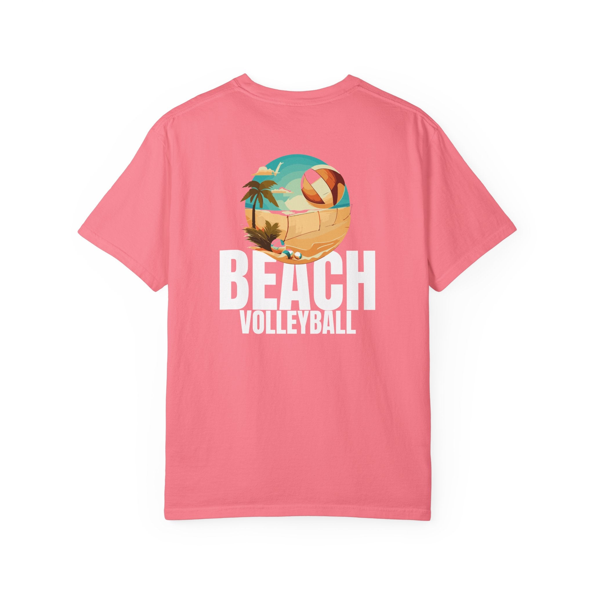 10 - Tee Multi Colors Beach Volleyball Minimalist Initials T-Shirt