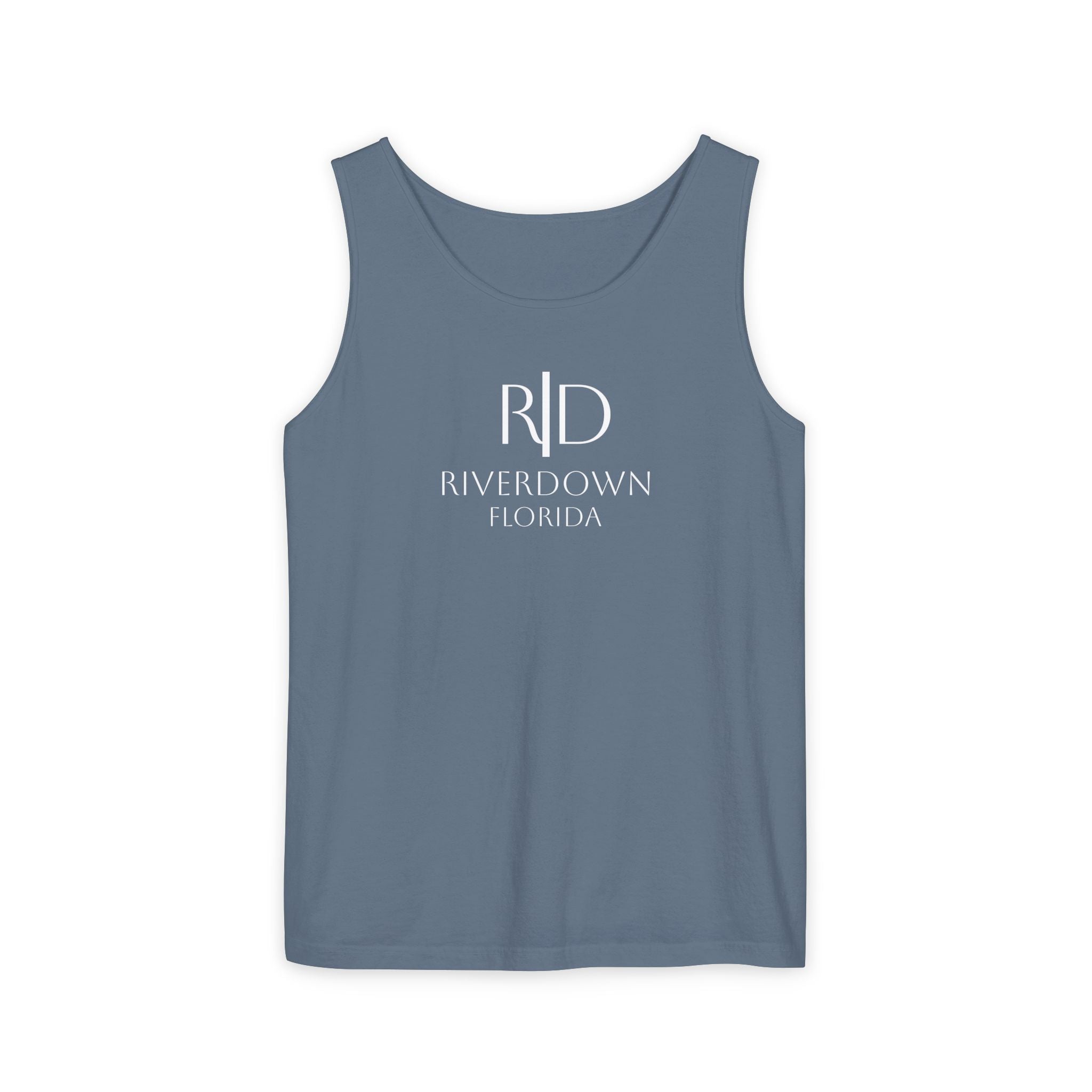 14 - Tank Top Multi Colors Coral Minimalist 'R|D' Monogram Tank Top — Lightweight Casual Summer Tee