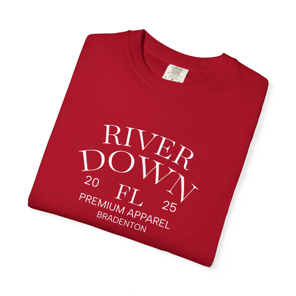 101 -  Tee Multi Colors Monogram R|D Plain Back Classic Tee — Minimalist Initials T-Shirt