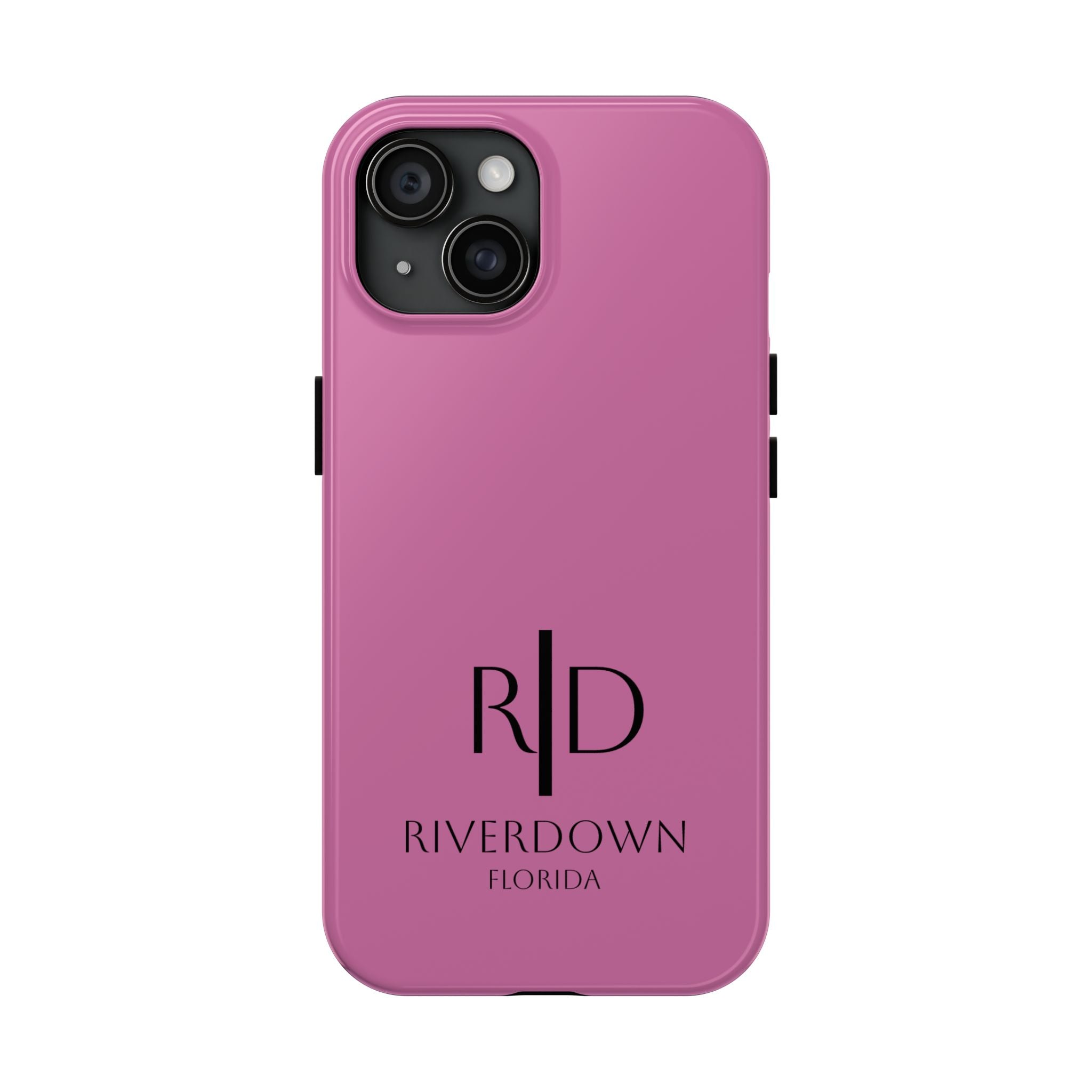 924 - Phone Case Pink Peddle — Durable Protective Phone Cover with Monogram Logo