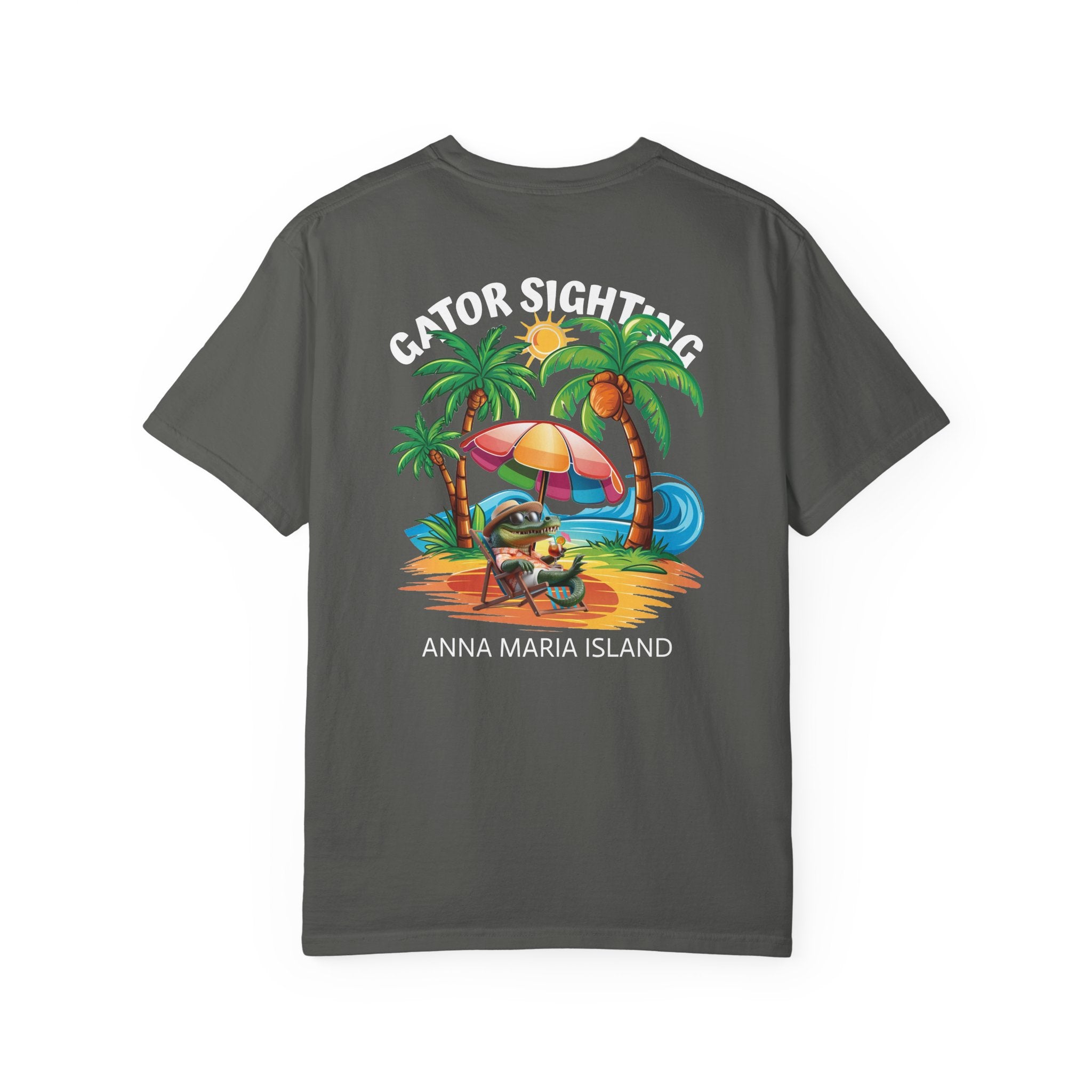 10 - Tee Multi Colors Gator Sighting -  Minimalist Initials T-Shirt