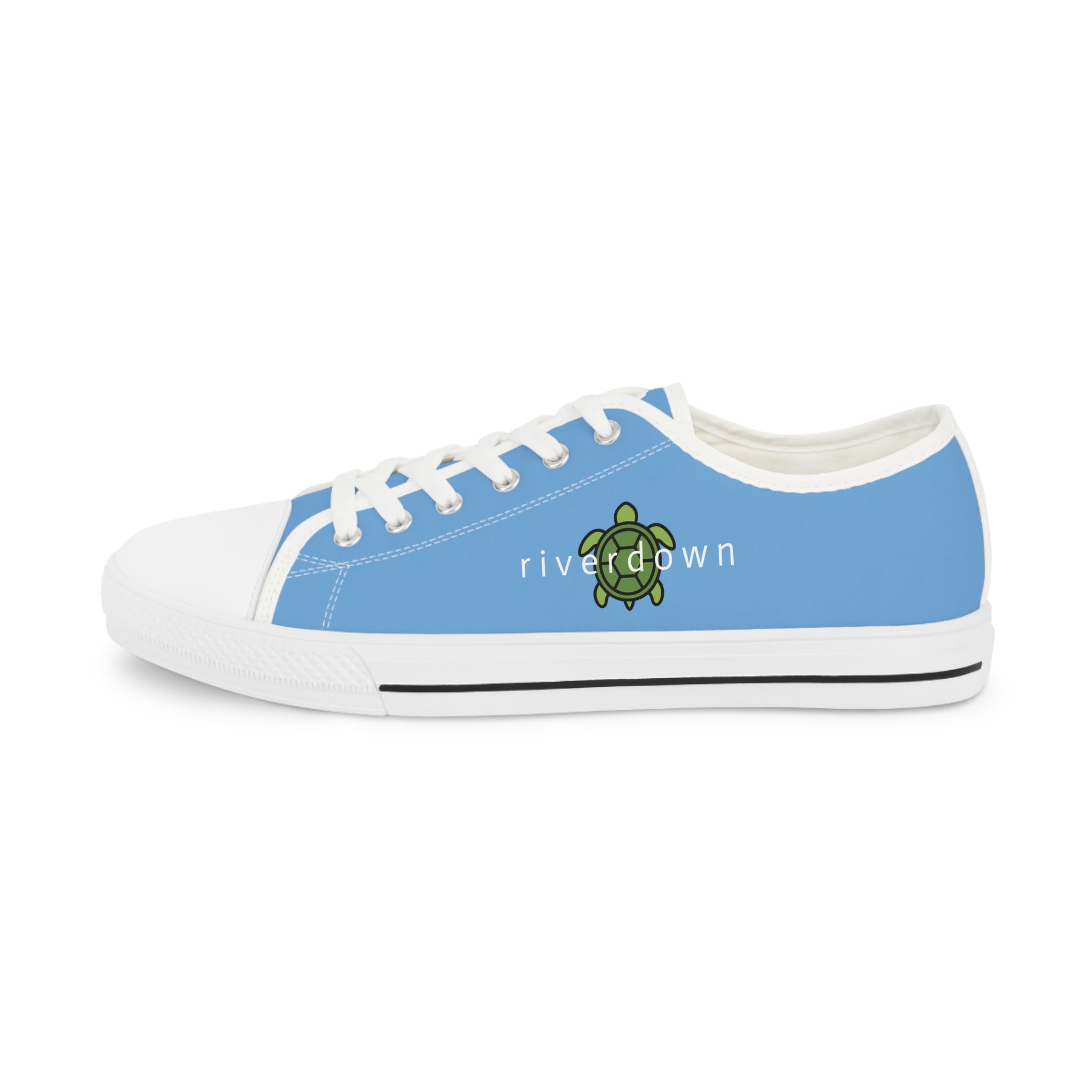 81 - Men's Low Top Sneakers Sea Turtle — Canvas Shoes