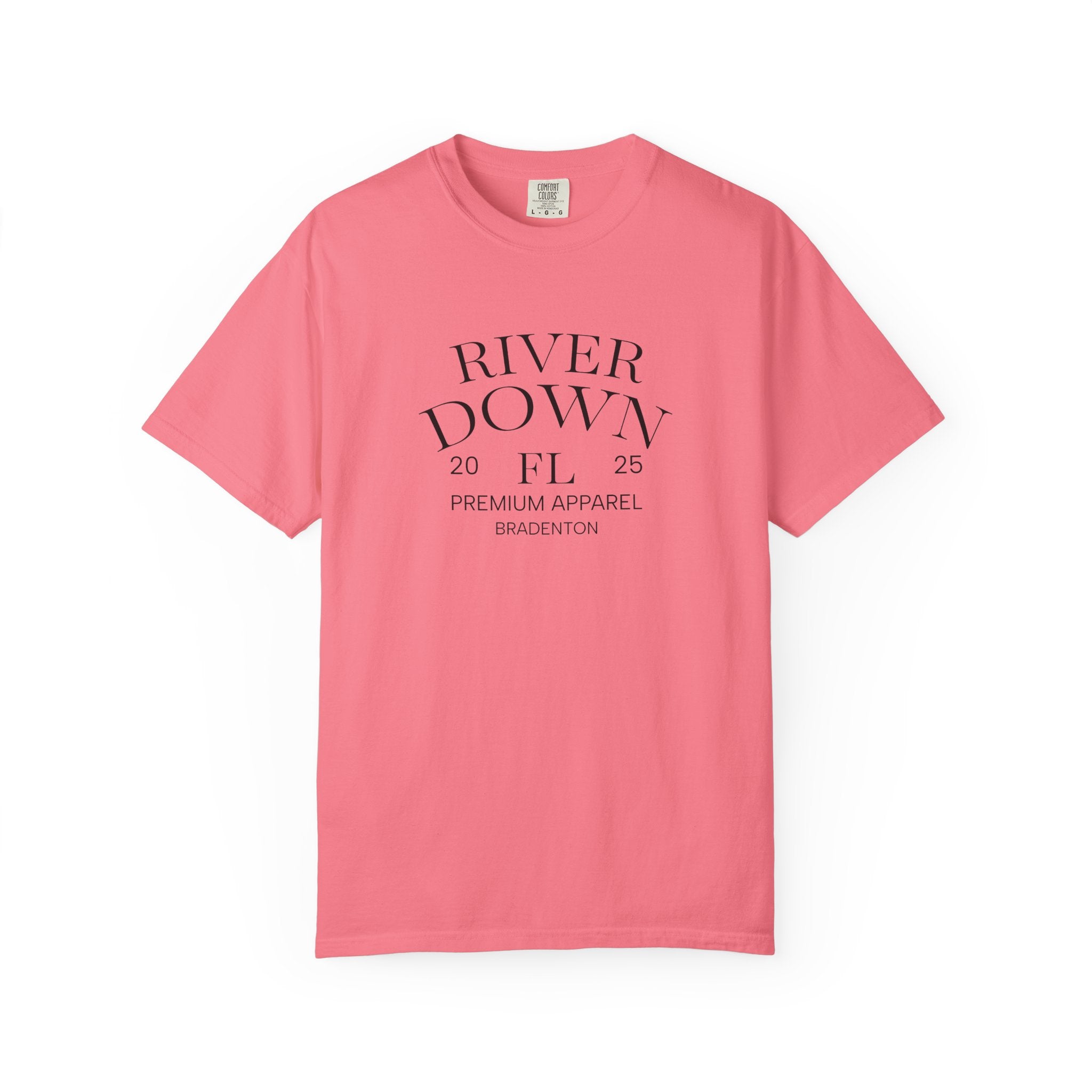 101 -  Tee Multi Colors Monogram R|D Plain Back Classic Tee — Minimalist Initials T-Shirt