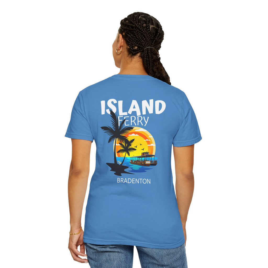 10 - Tee Multi Colors Island Ferry -  Minimalist Initials T-Shirt