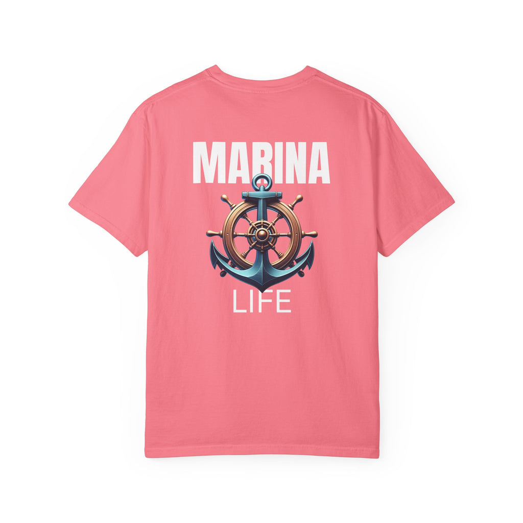 10 - Tee Multi Colors Marina Life 3 -  Minimalist Initials T-Shirt