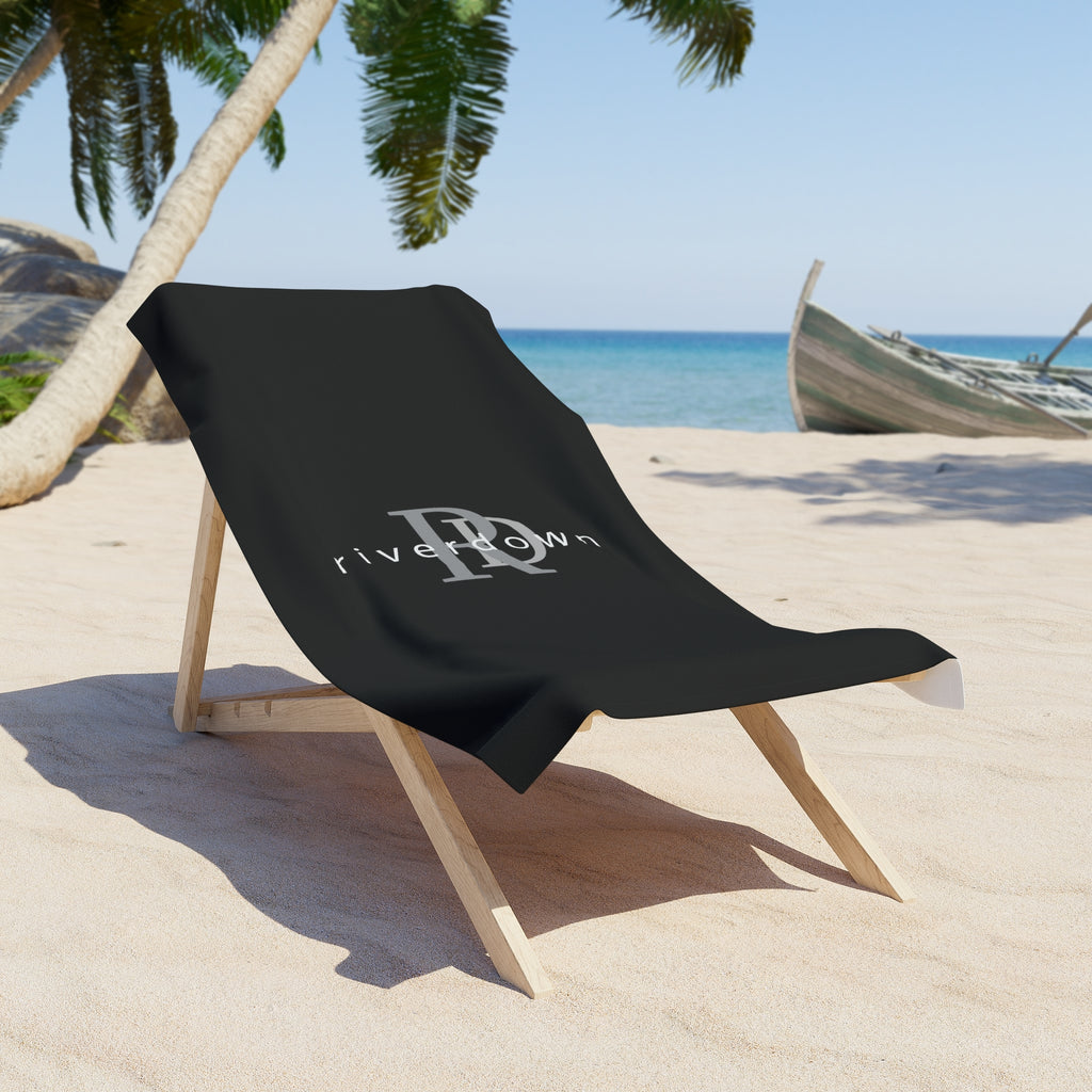 91 - Beach Towel 2 — Minimal Logo Cotton Beach Towel