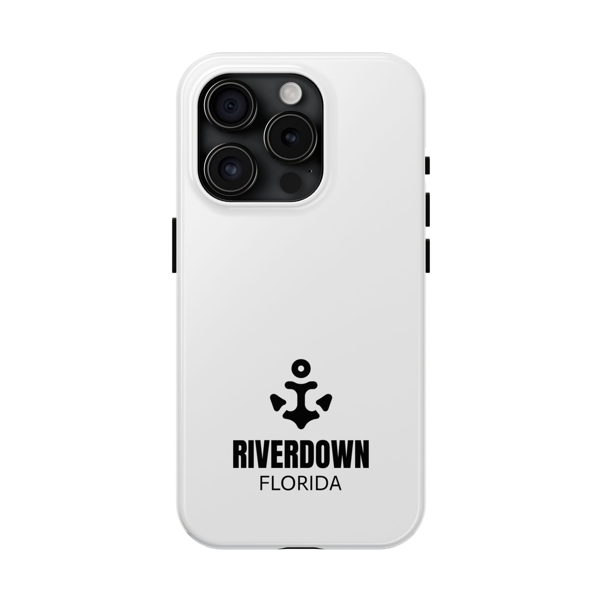 924 - Phone Case White Cap Riverdown Florida Tough Phone Case – Slim Protective iPhone Cover with R|D Logo