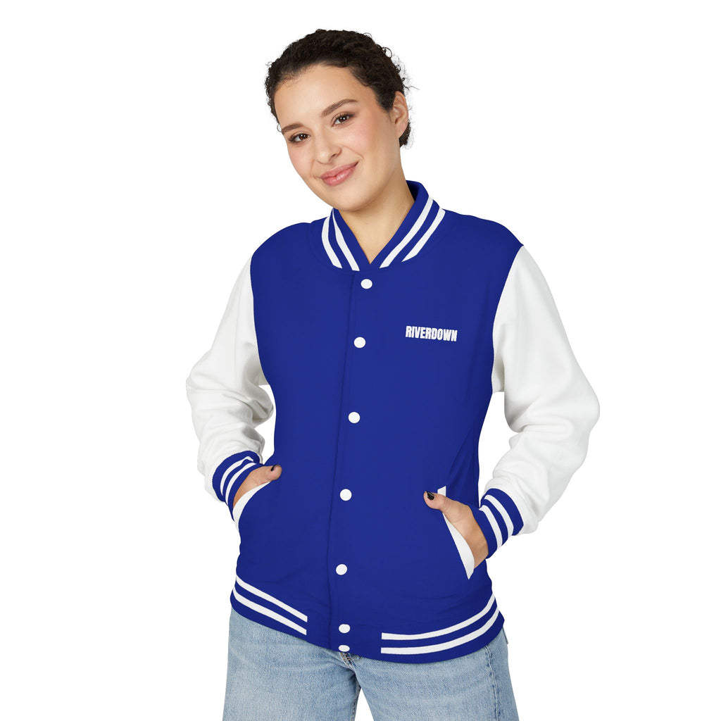 52 - Jacket Letterman - Classic Black & White Varsity Style with 'R|D' Chest Logo