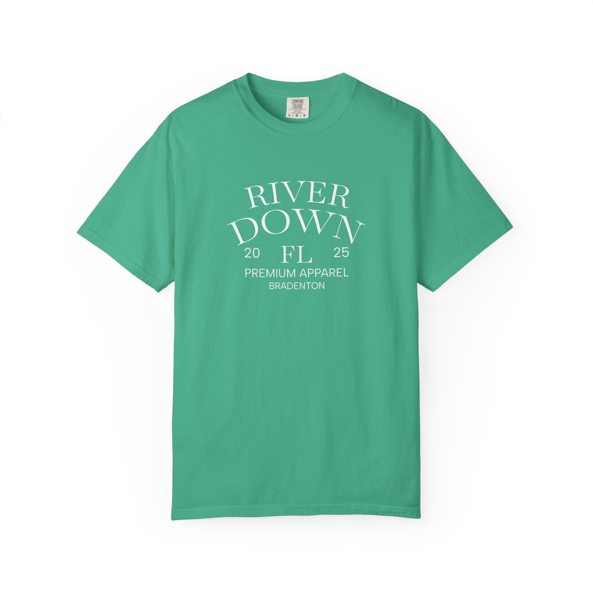 101 -  Tee Multi Colors Monogram R|D Plain Back Classic Tee — Minimalist Initials T-Shirt