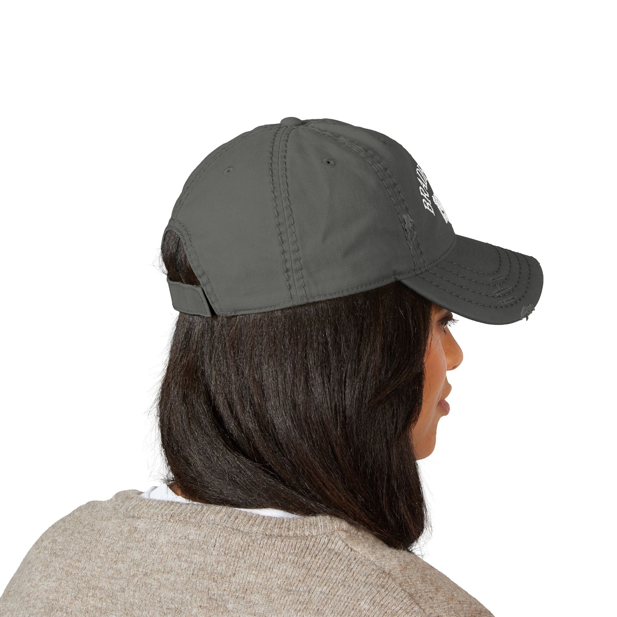 92 - 1903 Bradenton Embroidered Distressed Dad Hat - Embroidered Vintage Beach Cap
