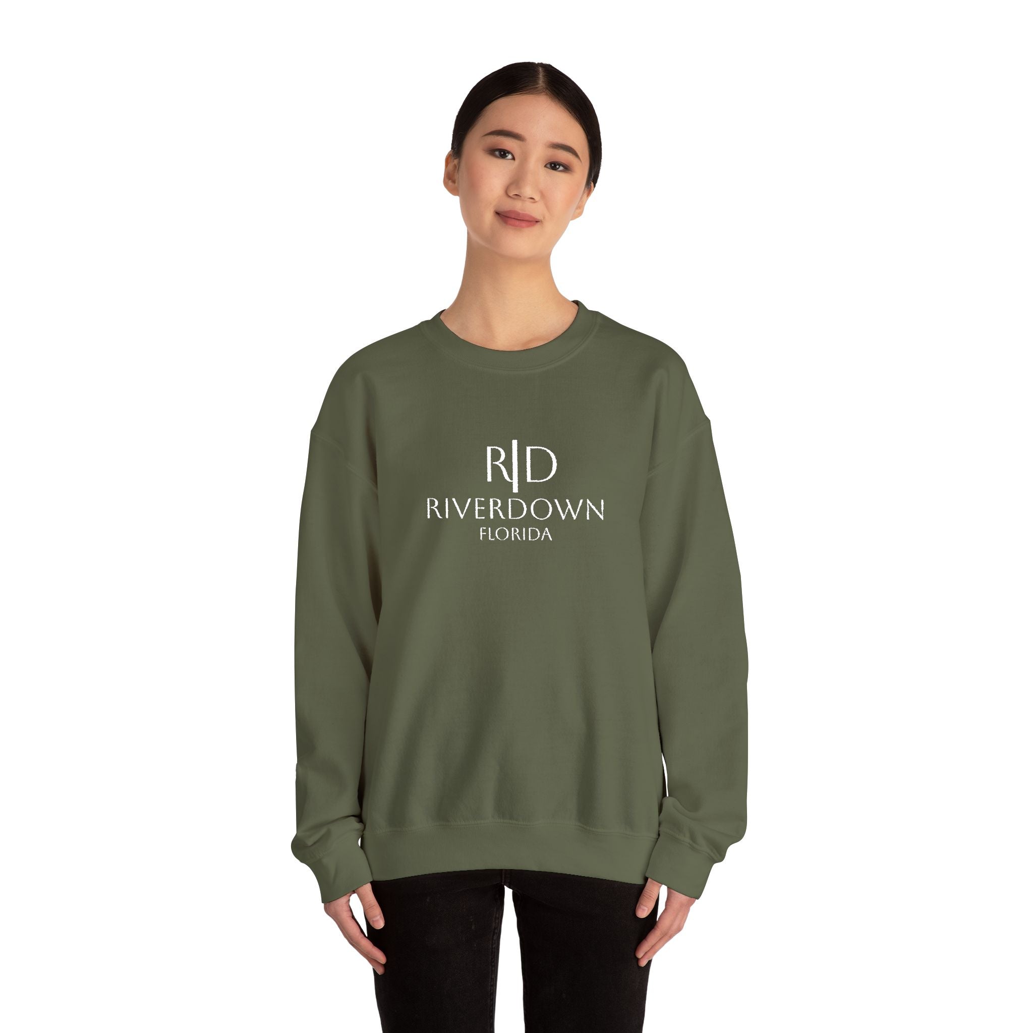 3 - Sweatshirt Embroidered Multi Colors Outfitters RD Logo Crewneck Sweatshirt
