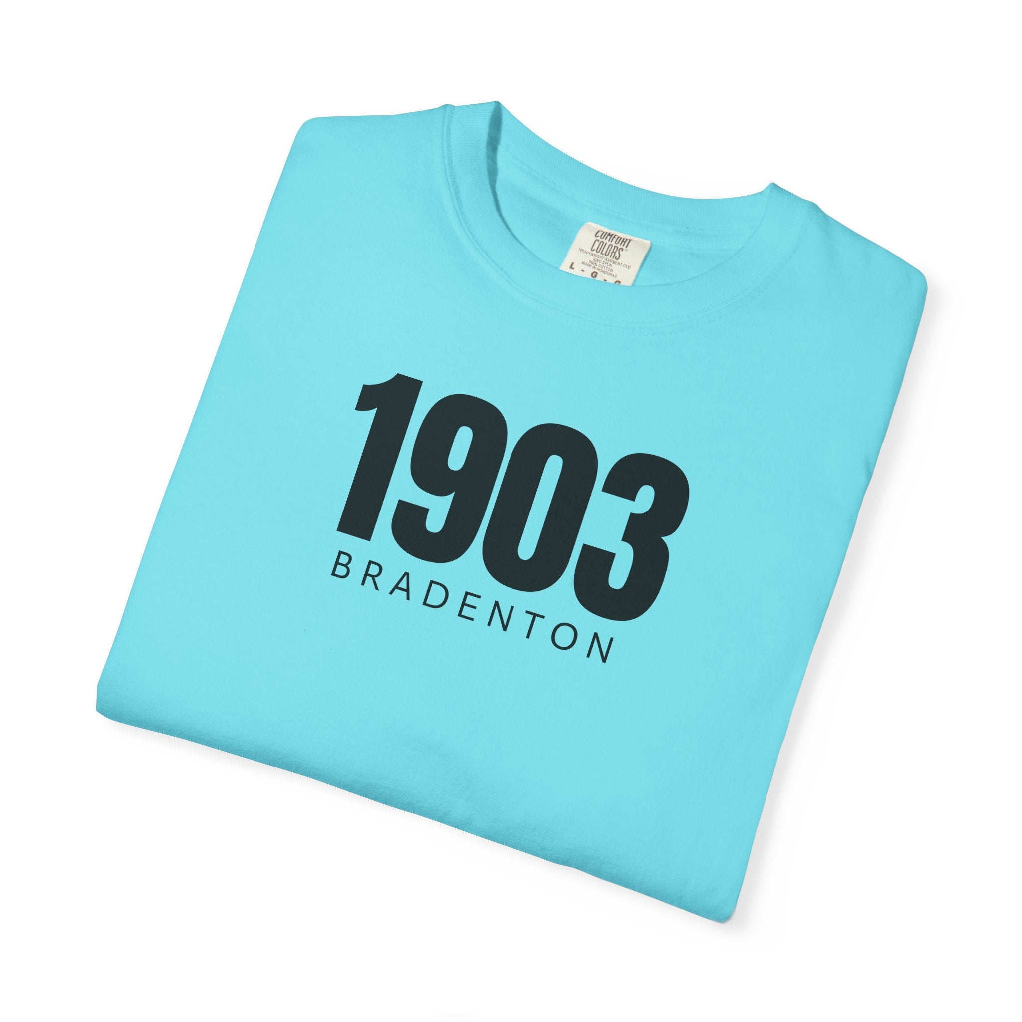 101 - Tee Multi Colors Bradenton 1903 Classic Tee — Minimalist Initials T-Shirt
