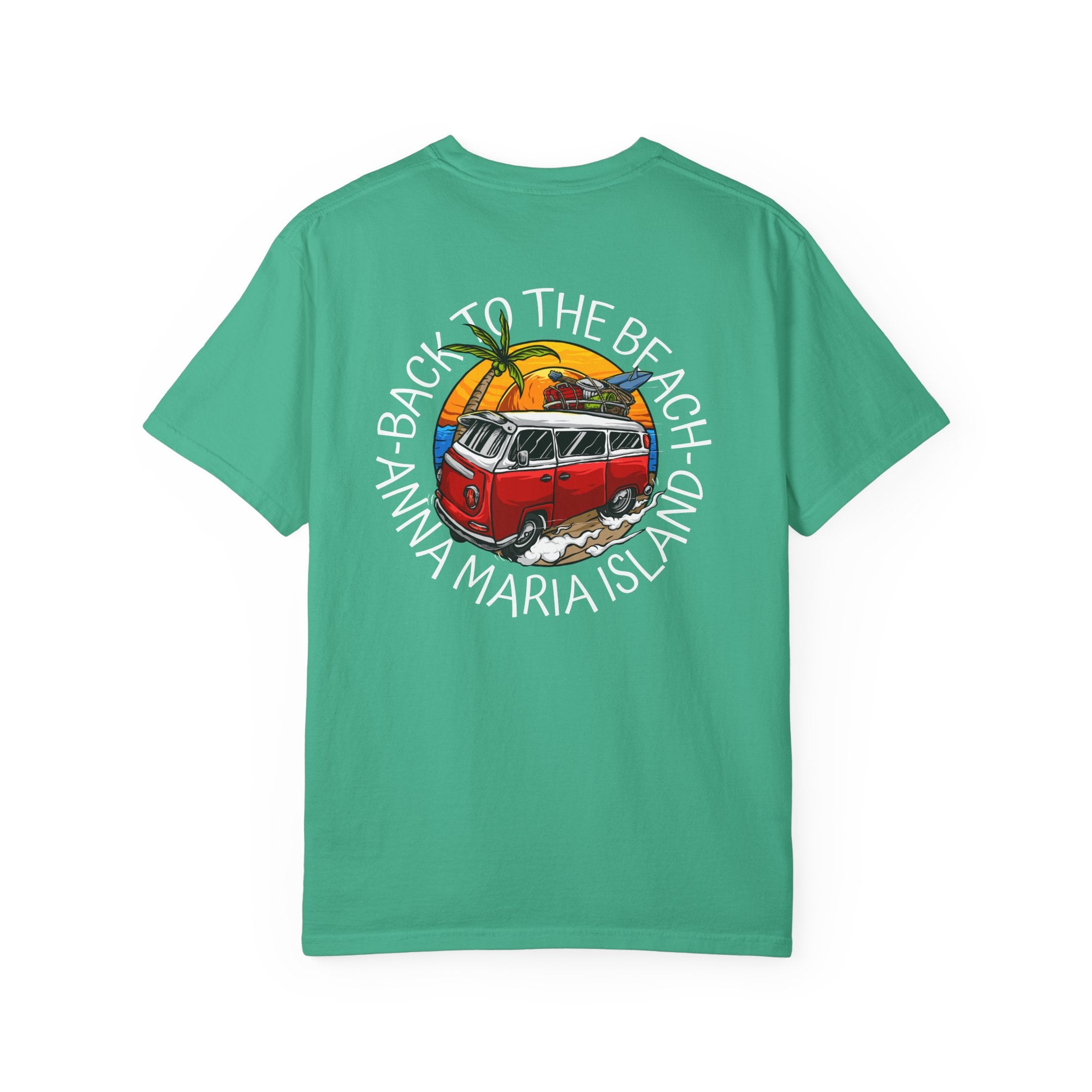 10 - Tee Multi Colors Back to the Beach -  Minimalist Initials T-Shirt