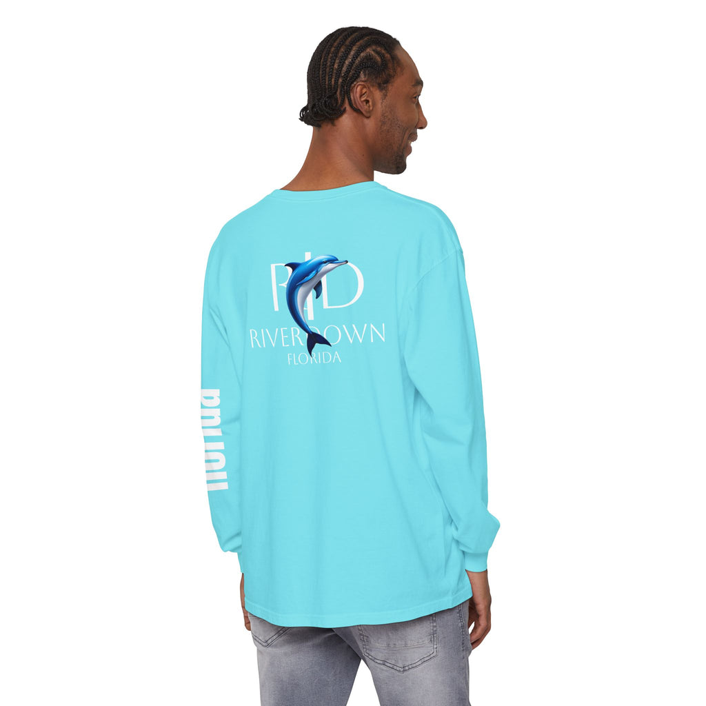 2 - Long Sleeve Tee Multi Colors 'R|D' — Florida Sleeve Graphic