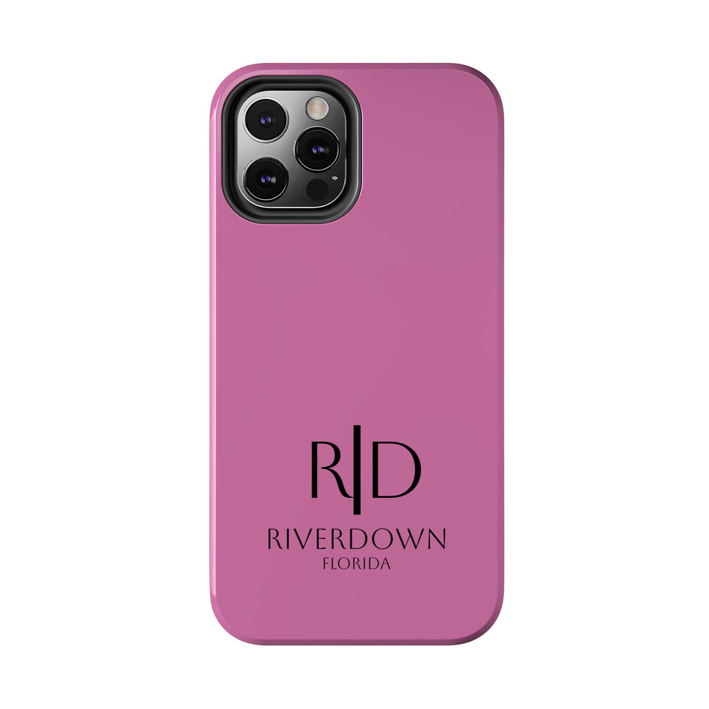 924 - Phone Case Pink Peddle Riverdown Florida Tough Phone Case – Slim Protective iPhone Cover with R|D Logo