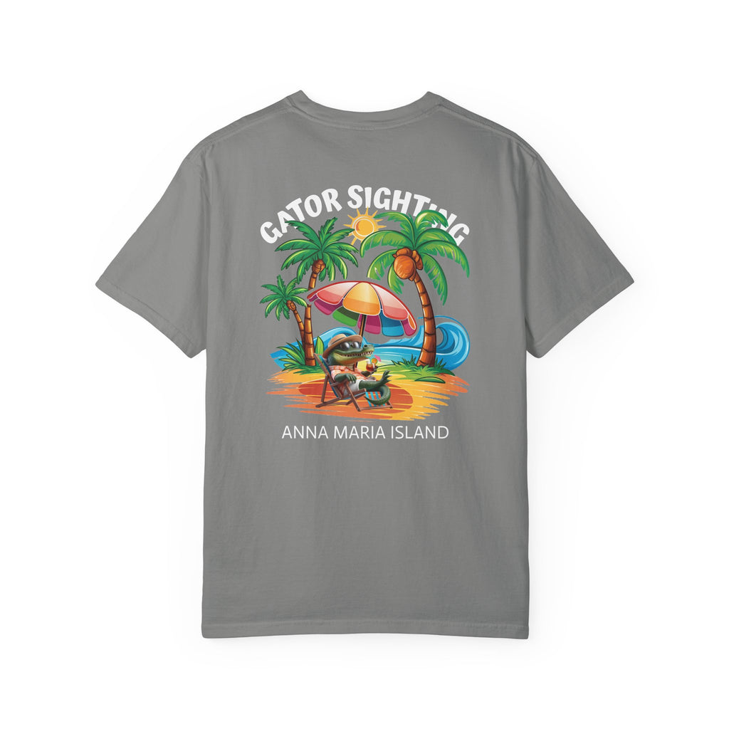 10 - Tee Multi Colors Gator Sighting -  Minimalist Initials T-Shirt