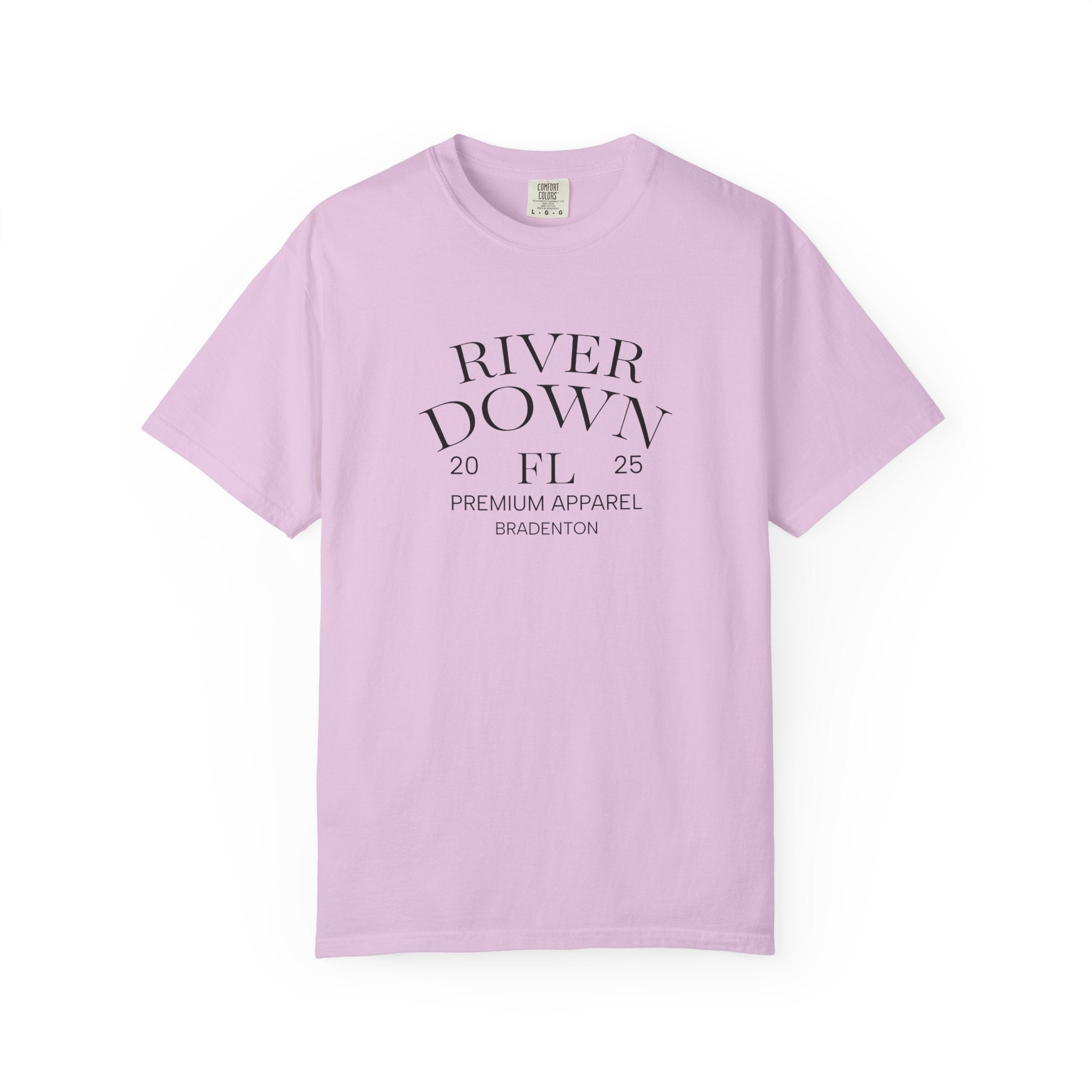 101 -  Tee Multi Colors Monogram R|D Plain Back Classic Tee — Minimalist Initials T-Shirt