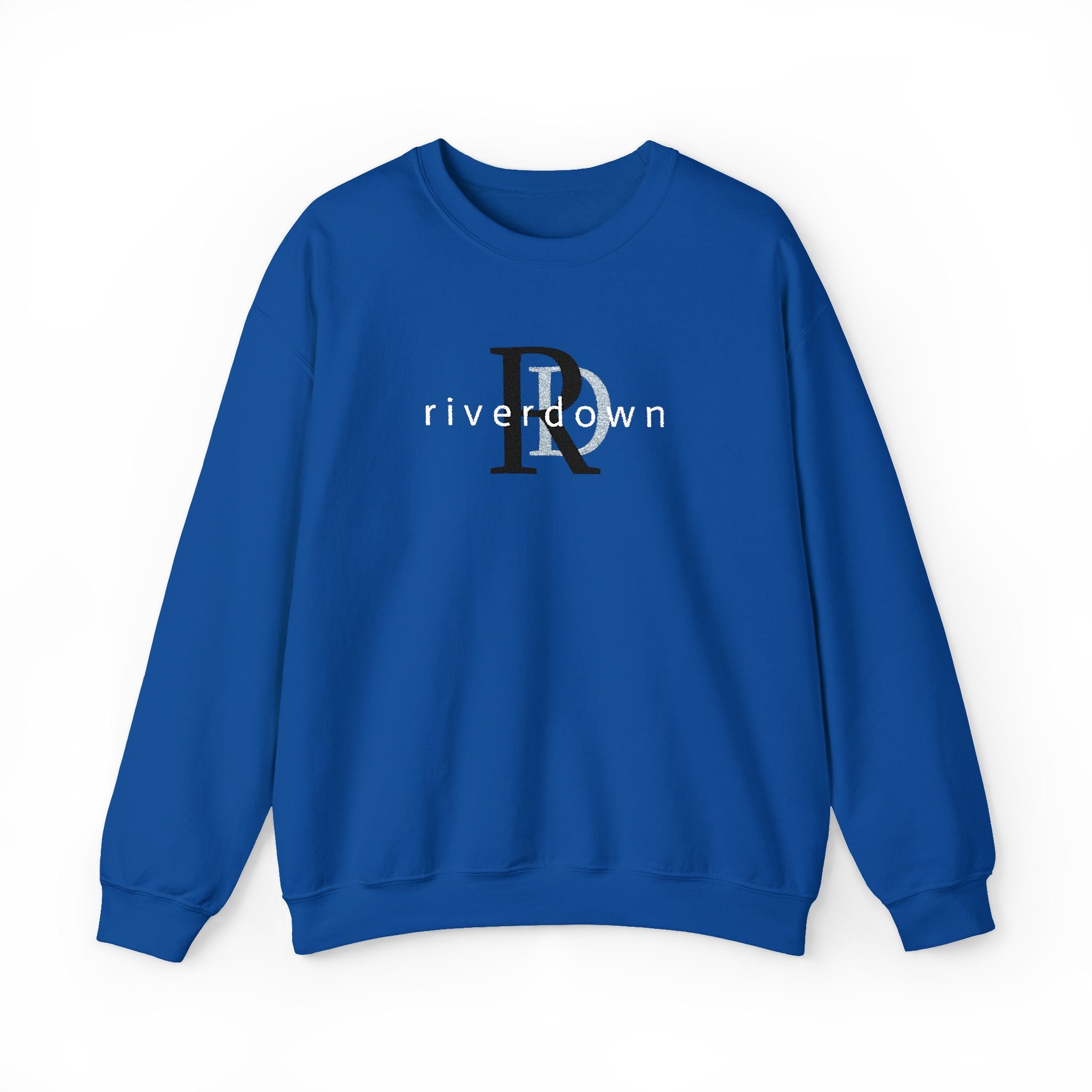 3 - Crewneck Embroidered RD Sweatshirt —Anchor  'Riverdown' Anchor Logo Minimalist Nautical Pullover