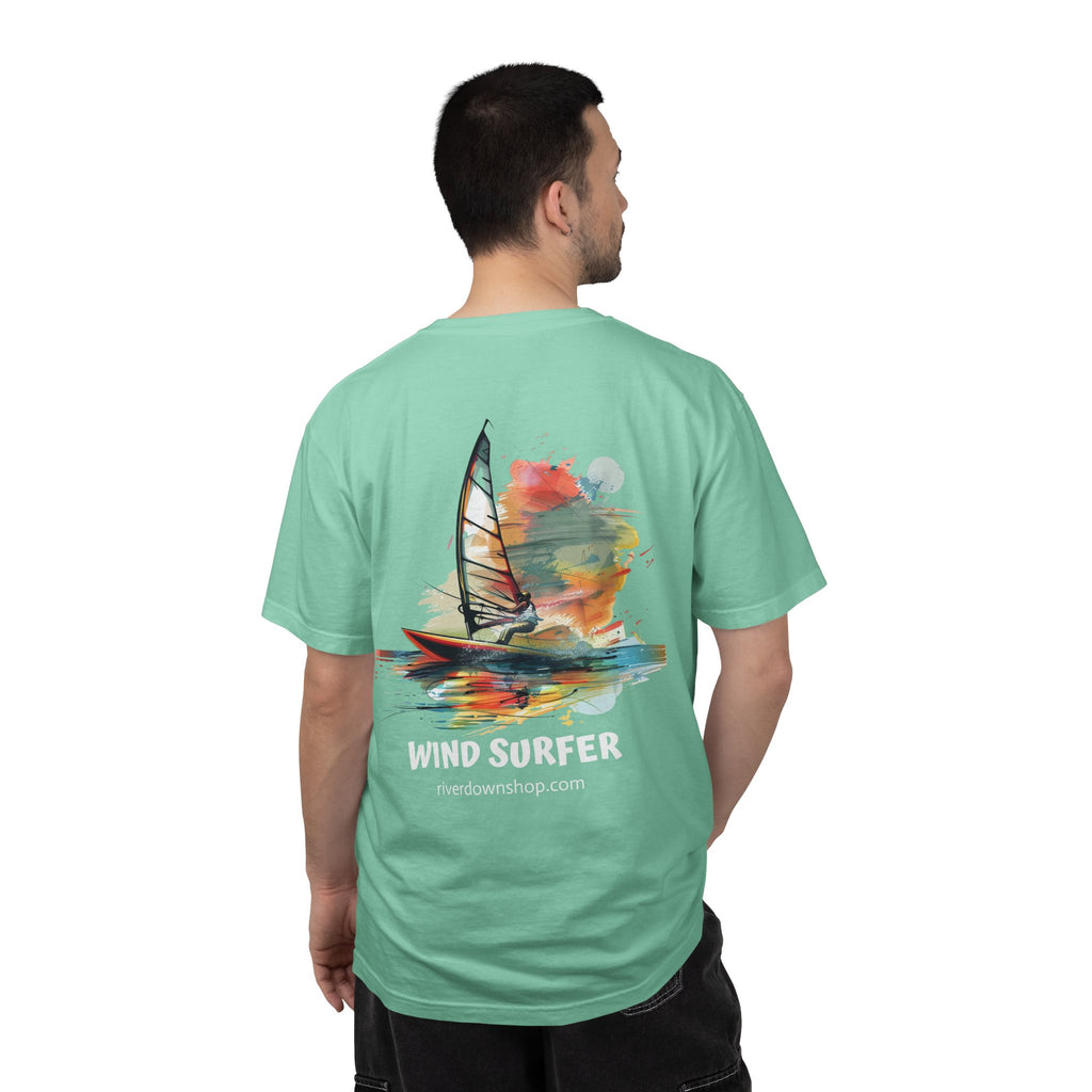 10 - Tee Multi Colors Wind Surfer — Minimalist Initials T-Shirt