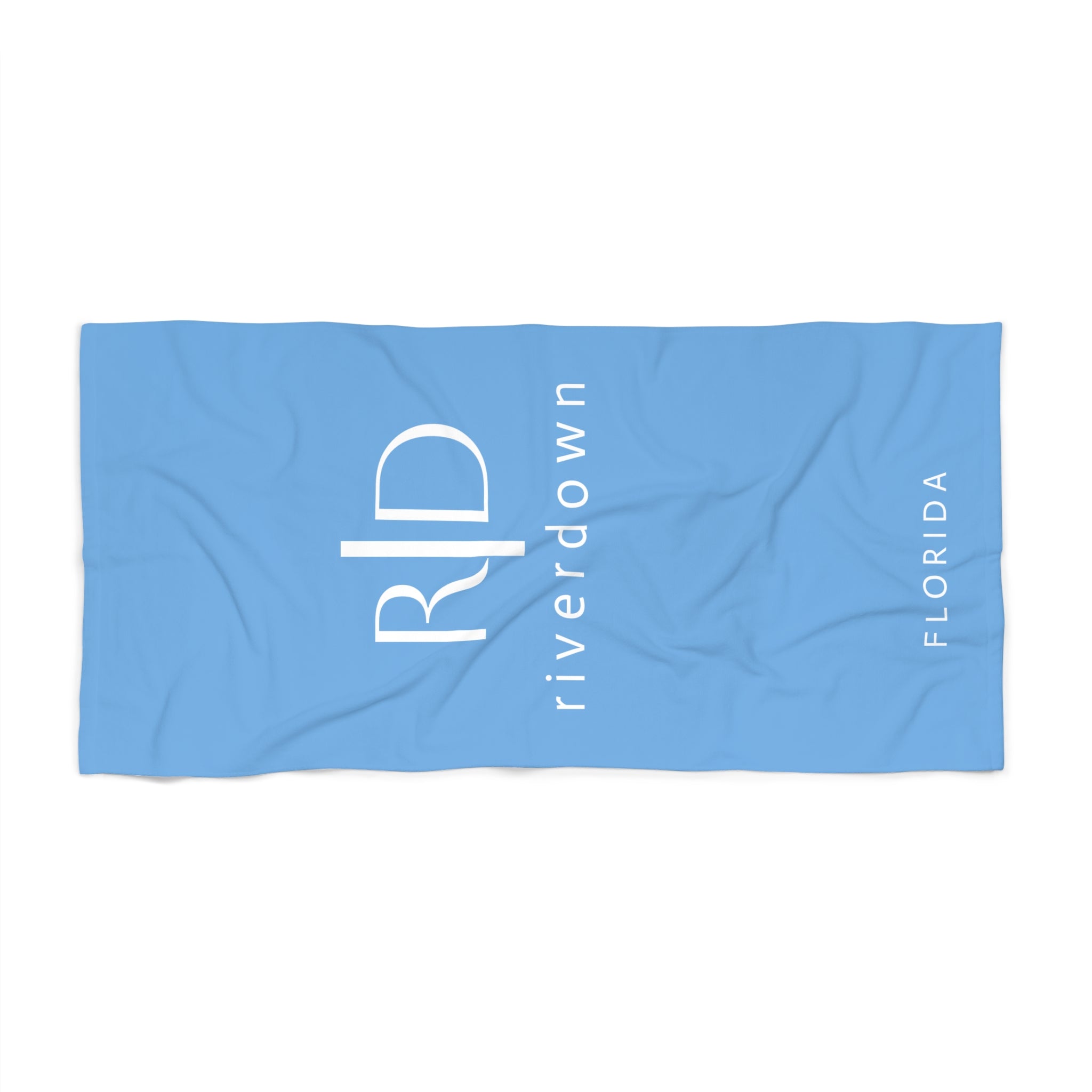 91 - Beach Towel 1 — Minimal Logo Cotton Beach Towel