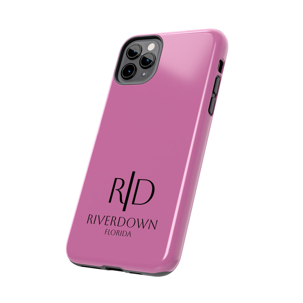 924 - Phone Case Pink Peddle Riverdown Florida Tough Phone Case – Slim Protective iPhone Cover with R|D Logo